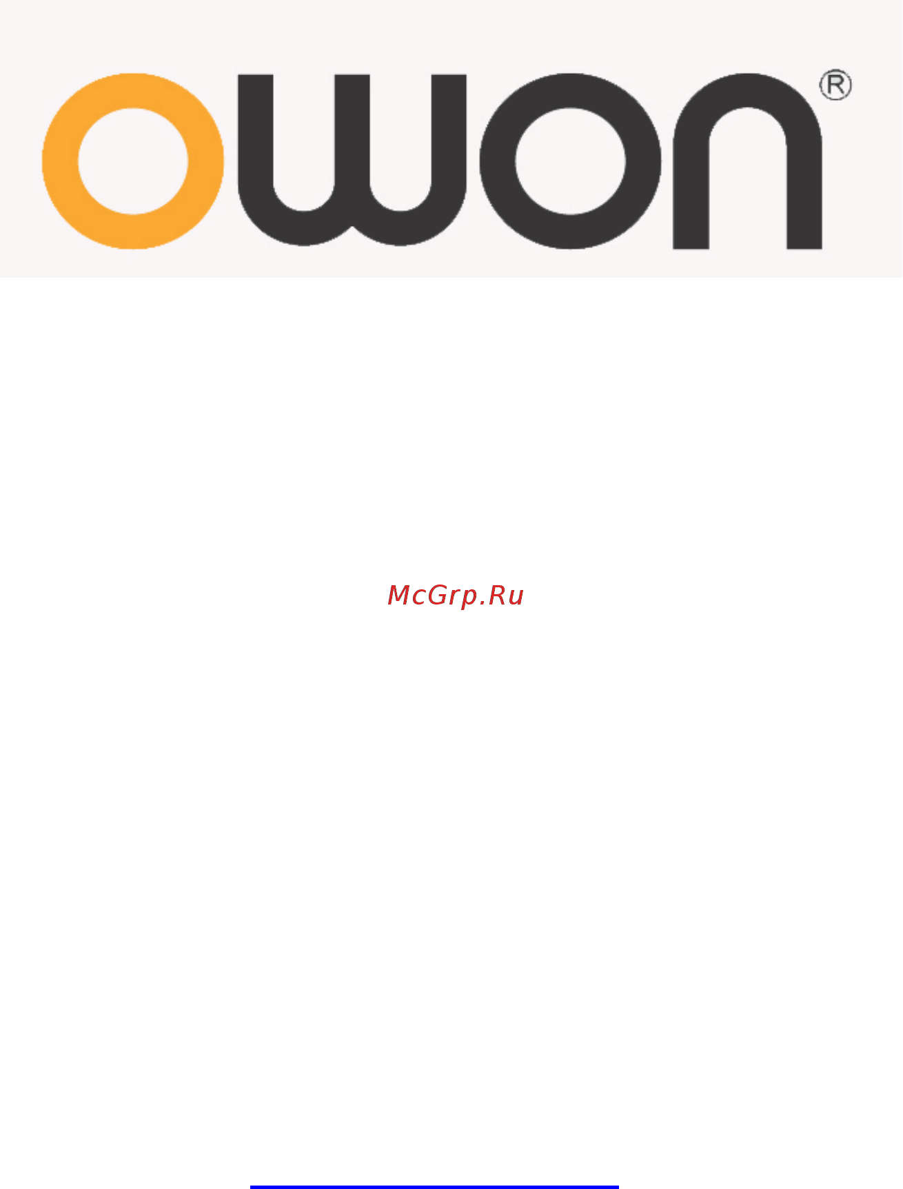 Owon VDS3104L Инструкция по эксплуатации(ENG) онлайн