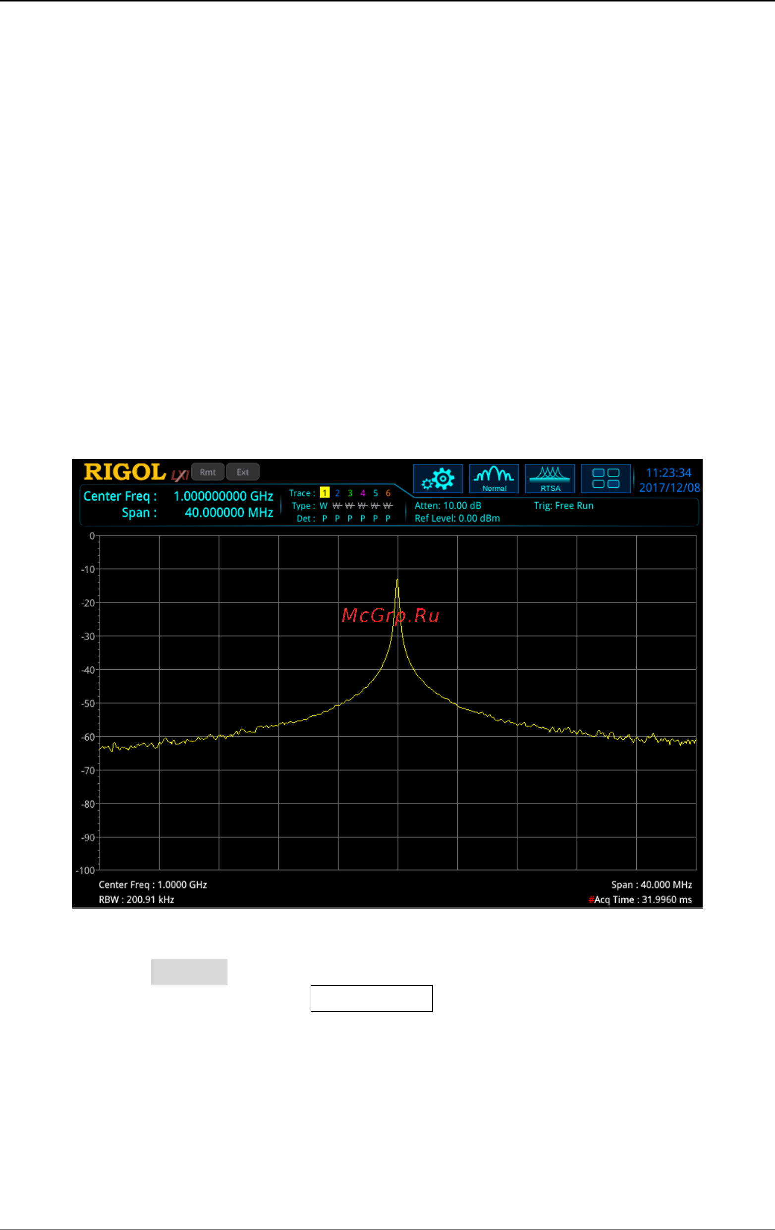Rigol RSA3045-TG [146/208] Normal