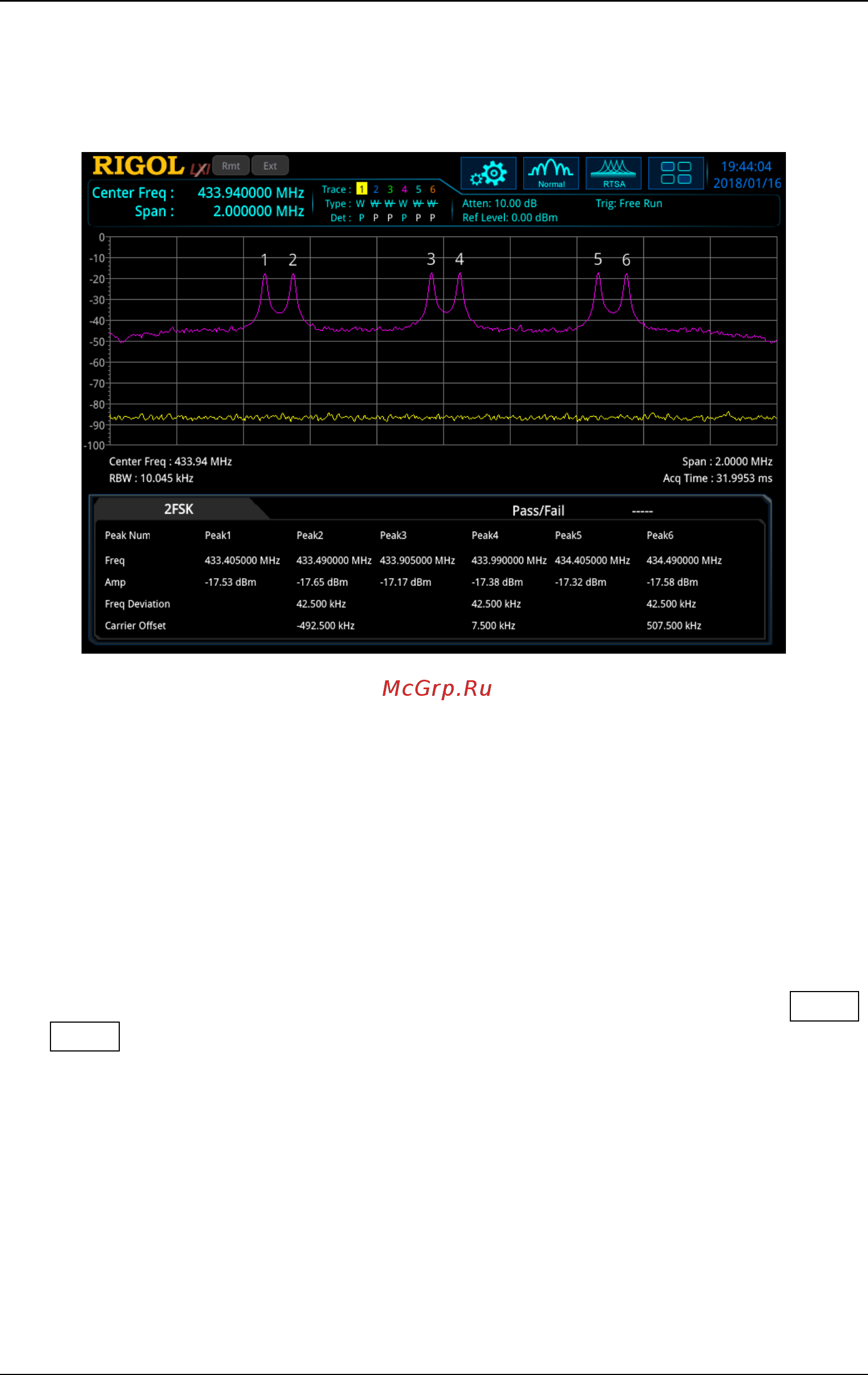 Rigol RSA3045-TG [153/208] Advanced measurement function amk