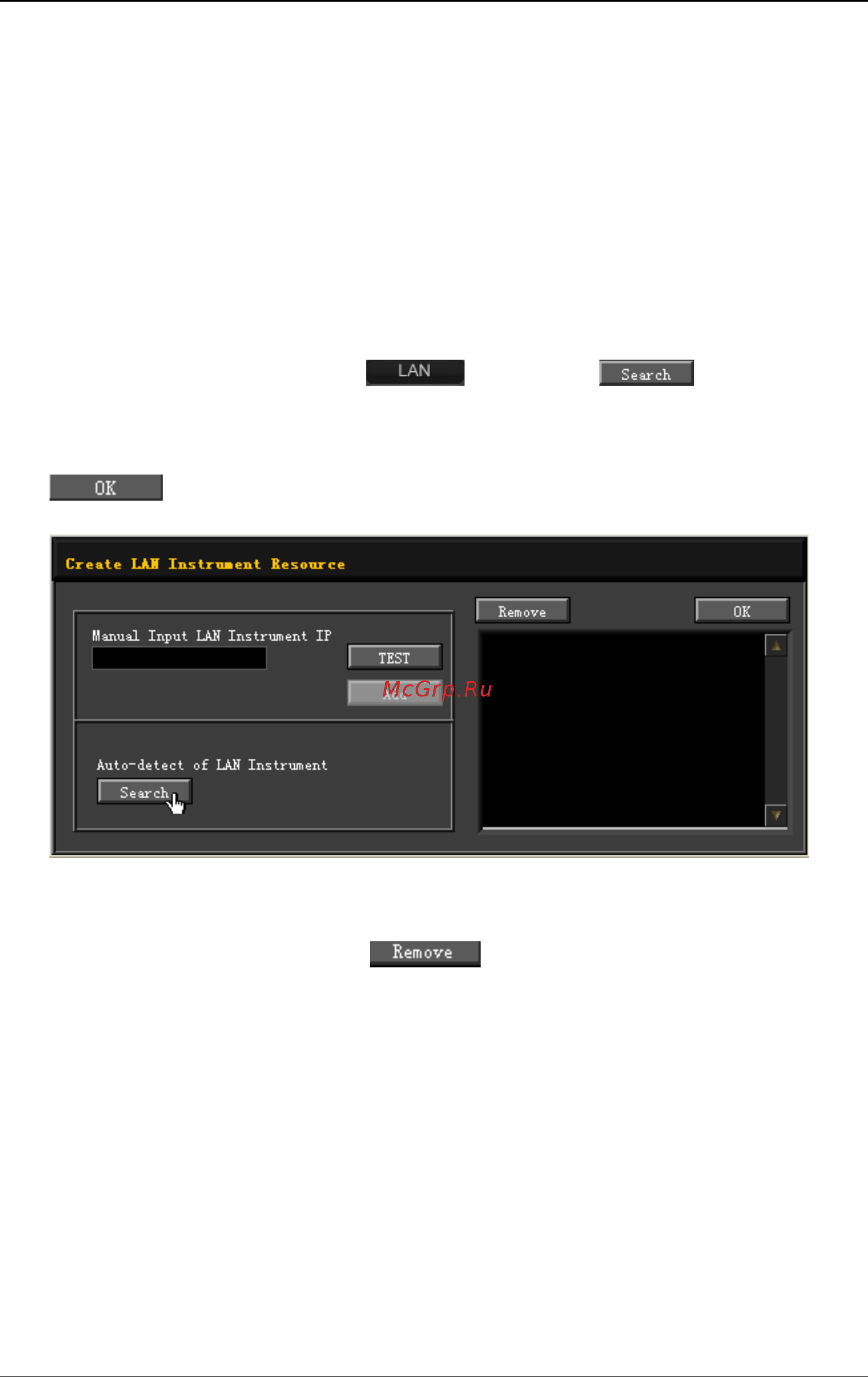 Rigol RSA3045-TG [200/208] Remote control via lan