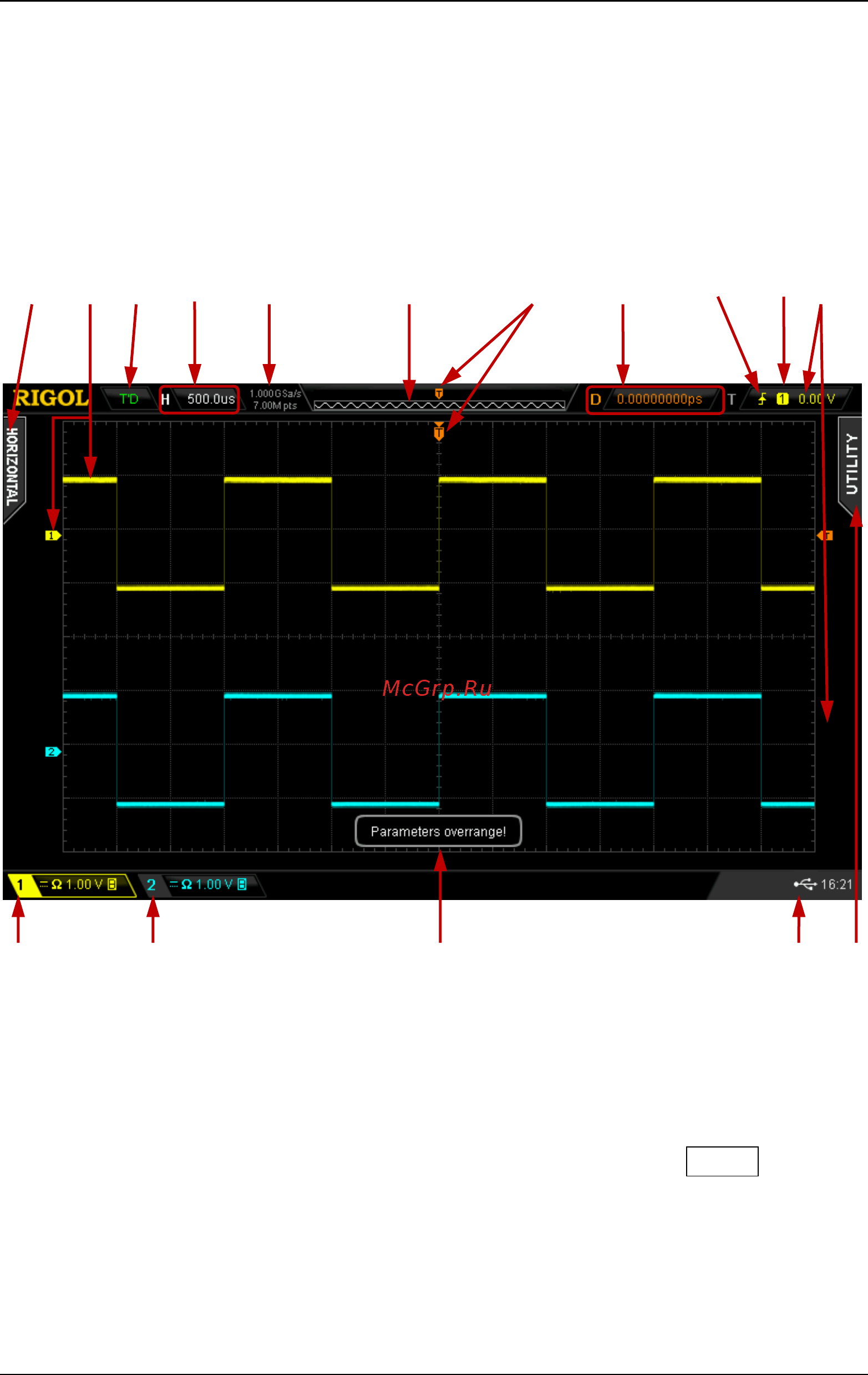 Rigol DS2202E [47/283] User interface