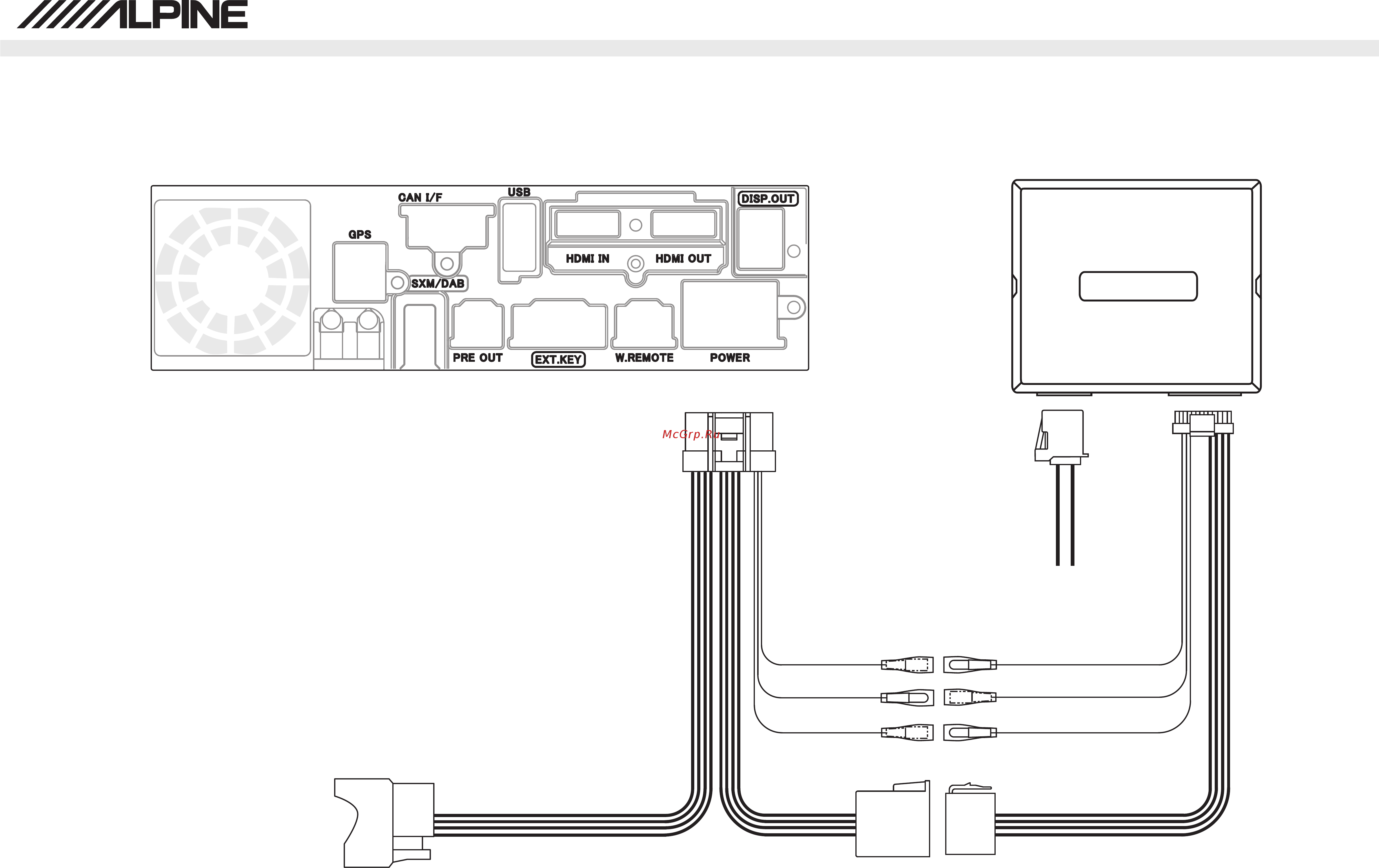 Alpine APF-H100DY [2/2] Apf h100dy connection chart