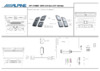 Alpine APF-X100BM Схема подключения