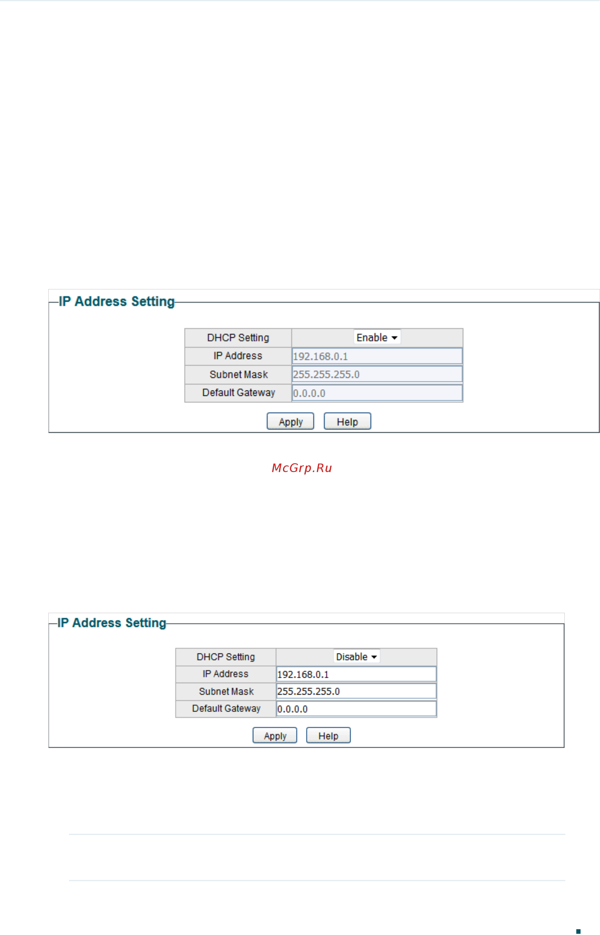 Tp-Link TL-SG1024DE V3 [14/86] Configuring ip