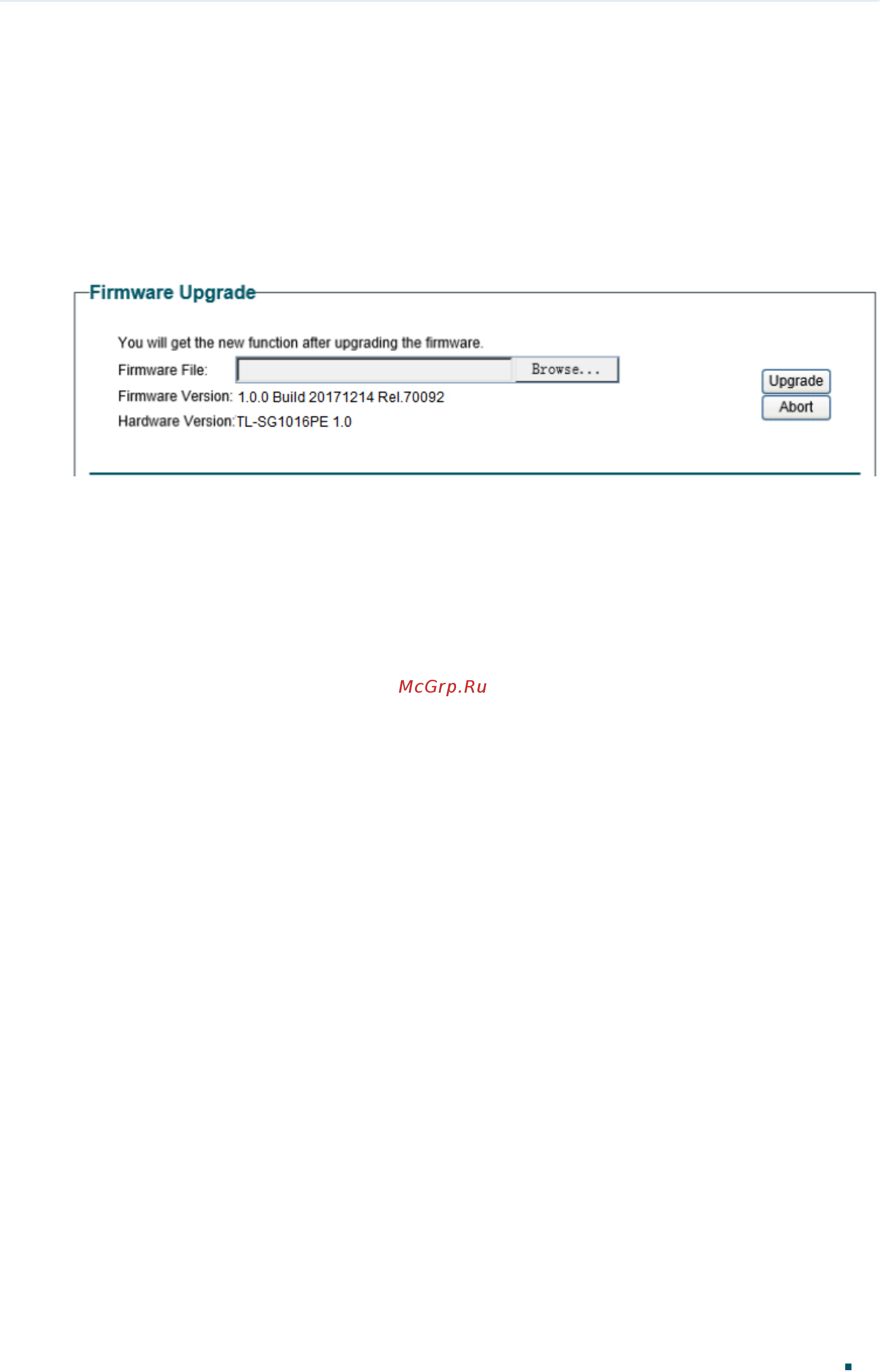Tp-Link TL-SG1024DE V3 [22/86] Upgrading the firmware