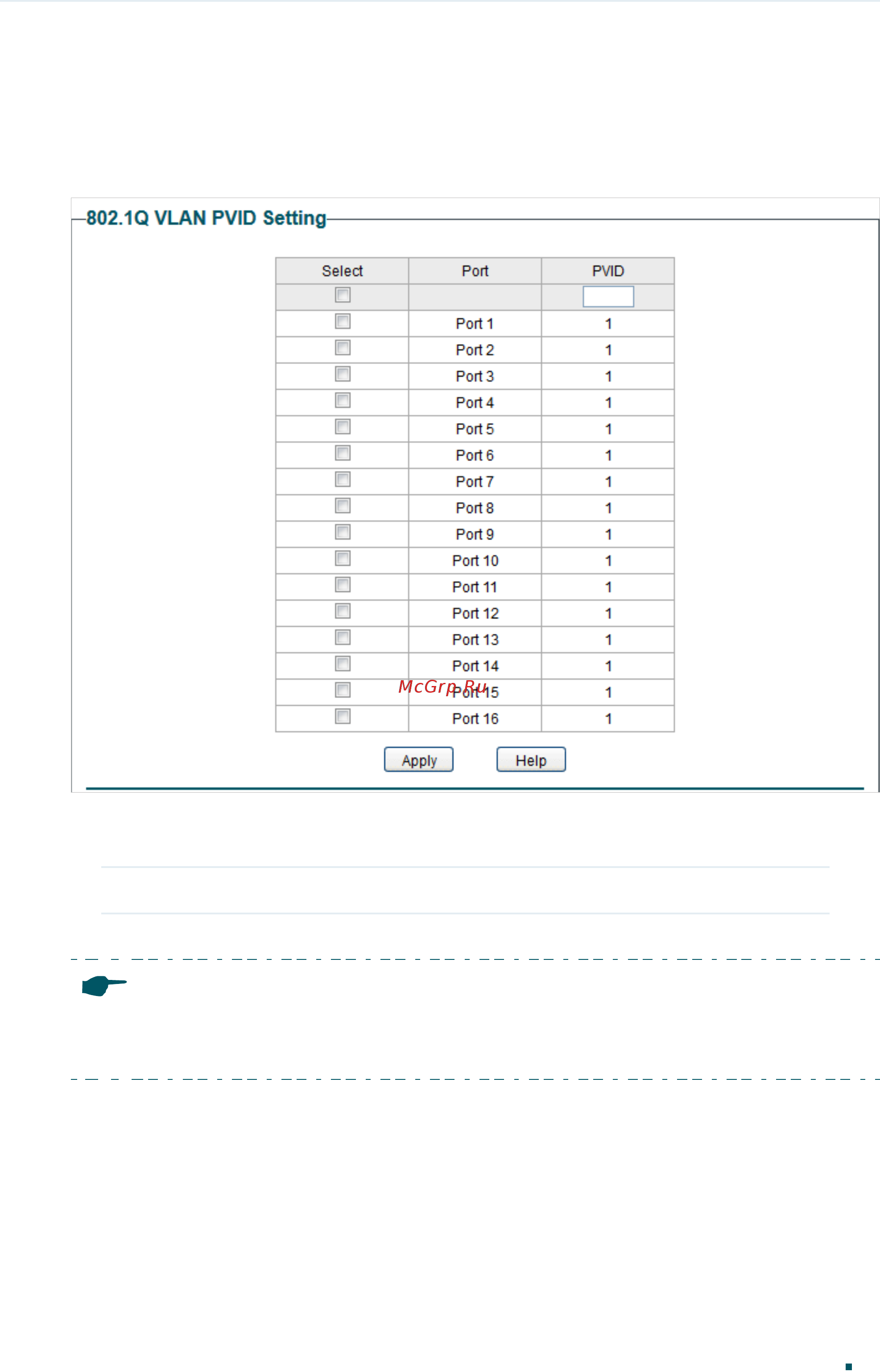 Tp-Link TL-SG1024DE V3 [56/86] Configuring the pvid