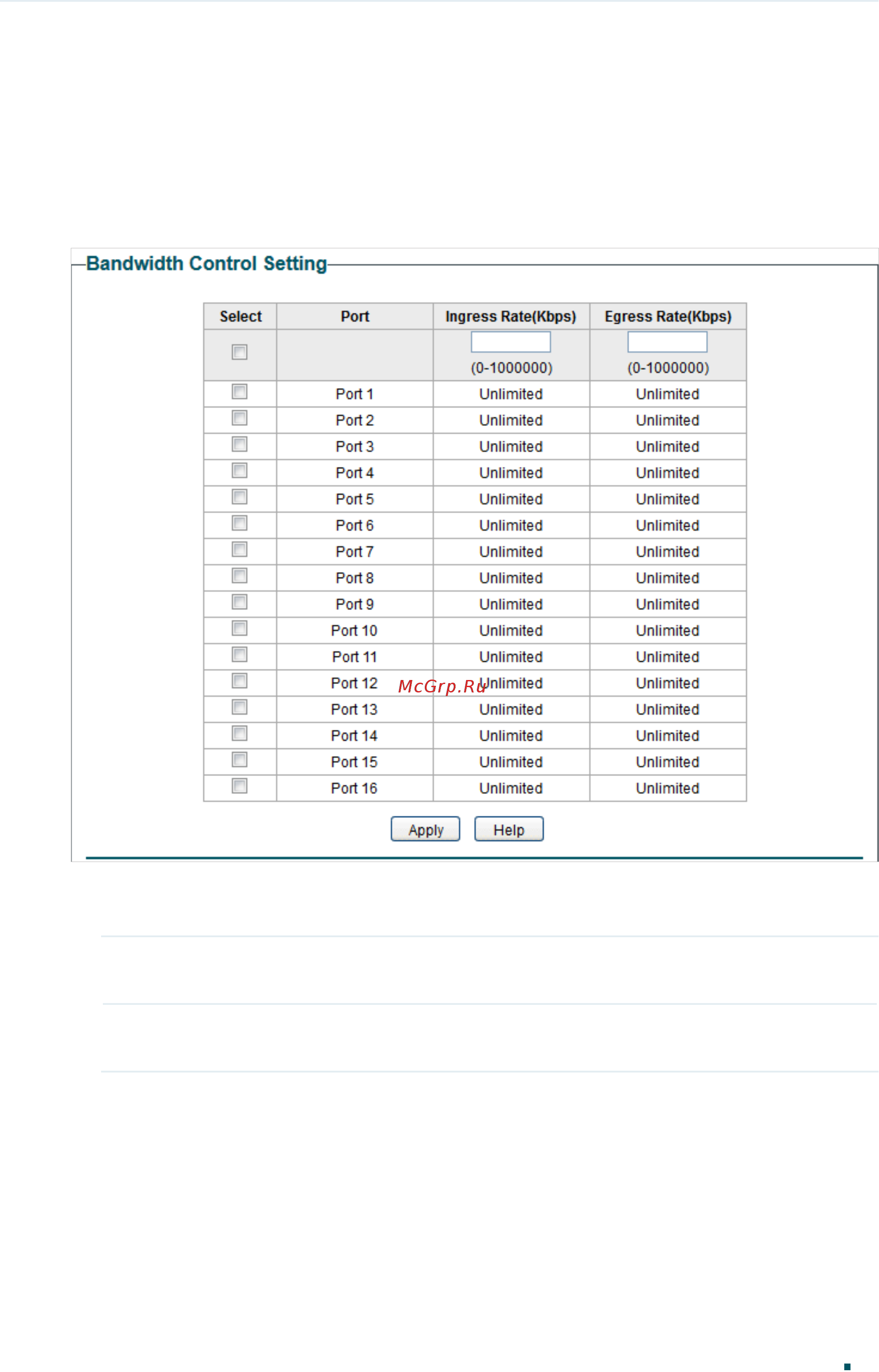 Tp-Link TL-SG1016PE V1 [69/86] Configuring bandwidth control