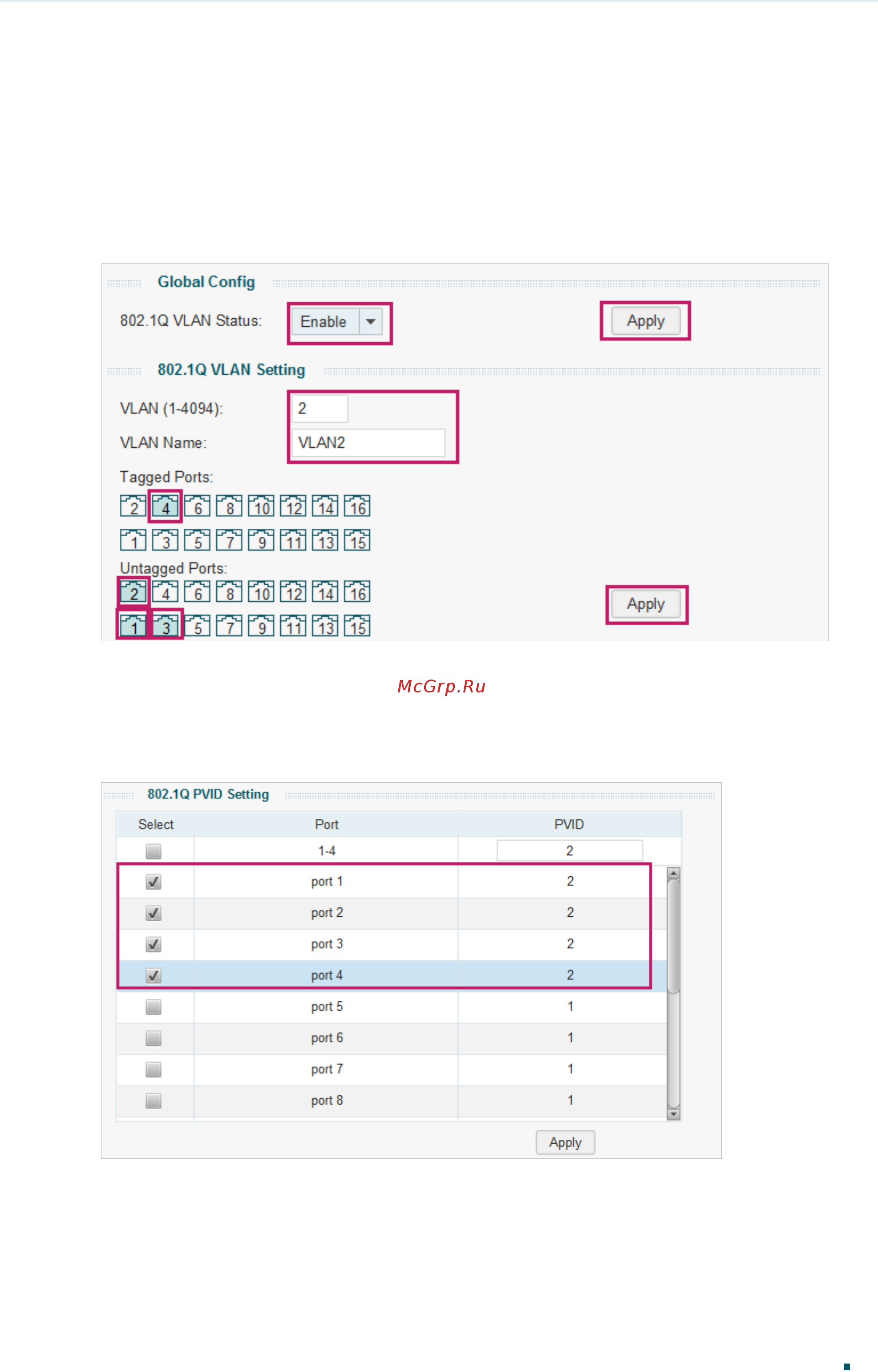 Tp-Link TL-SG1016DE V3 [41/84] Configuration steps