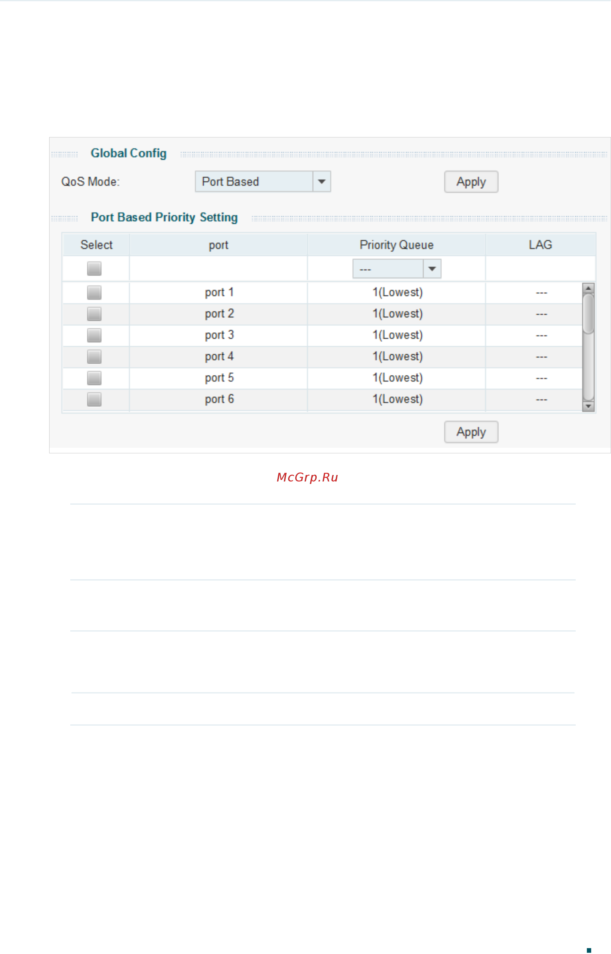 Tp-Link TL-SG1016DE V3 [69/84] Configuring qos in port based mode