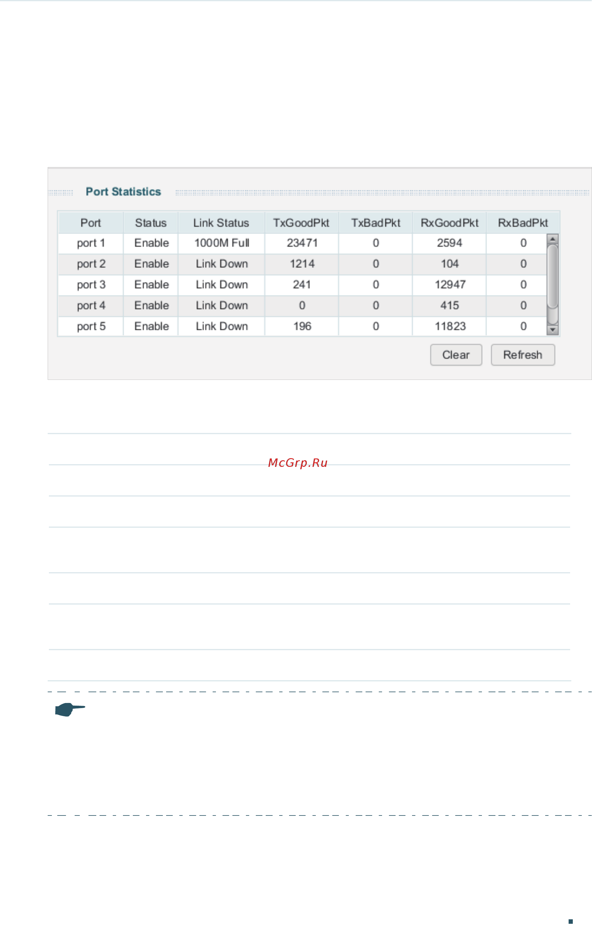 Tp-Link TL-SG105E V1 [49/84] Viewing port statistics