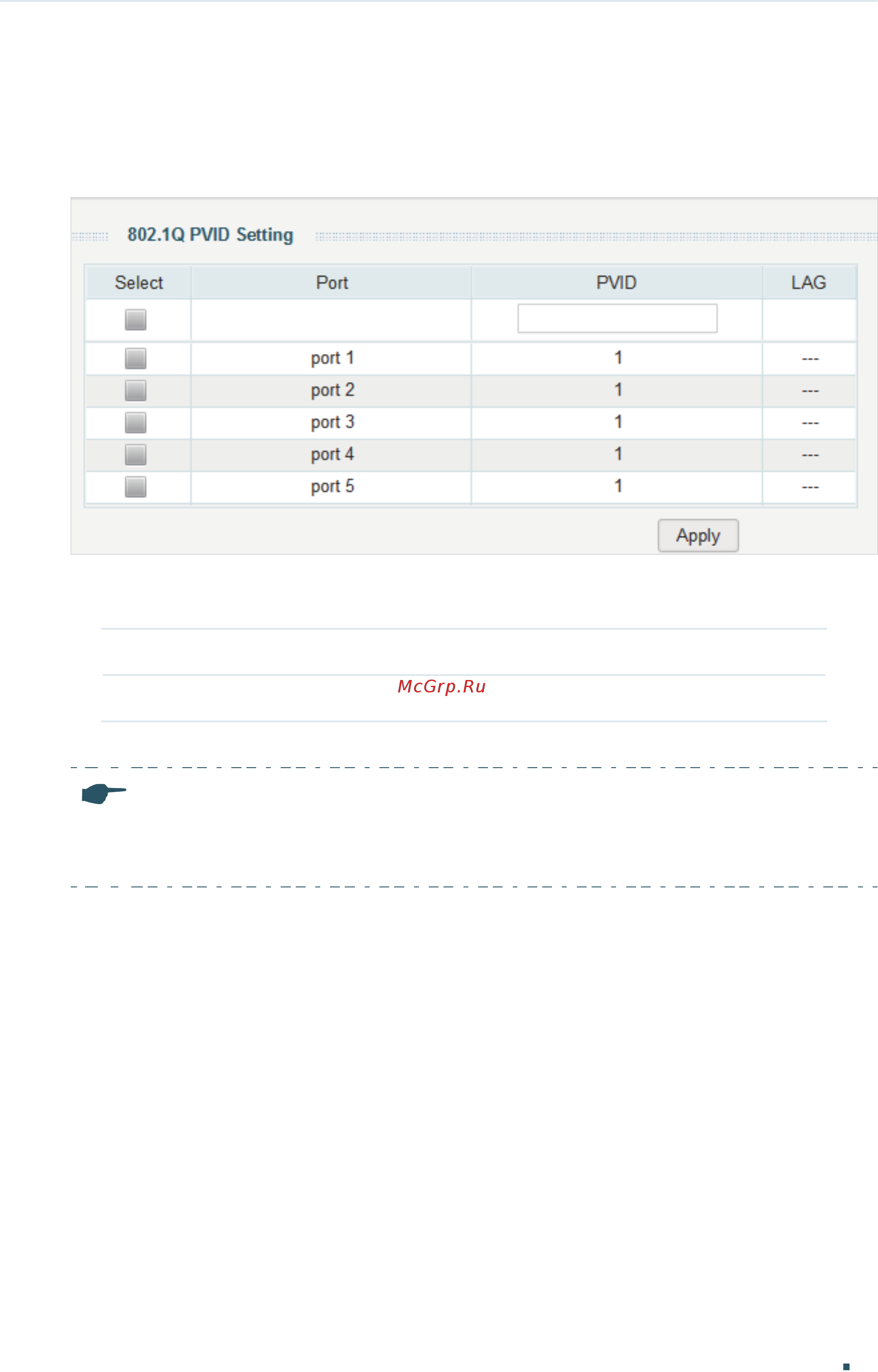 Tp-Link TL-SG108E V2 [63/84] Configuring the pvid