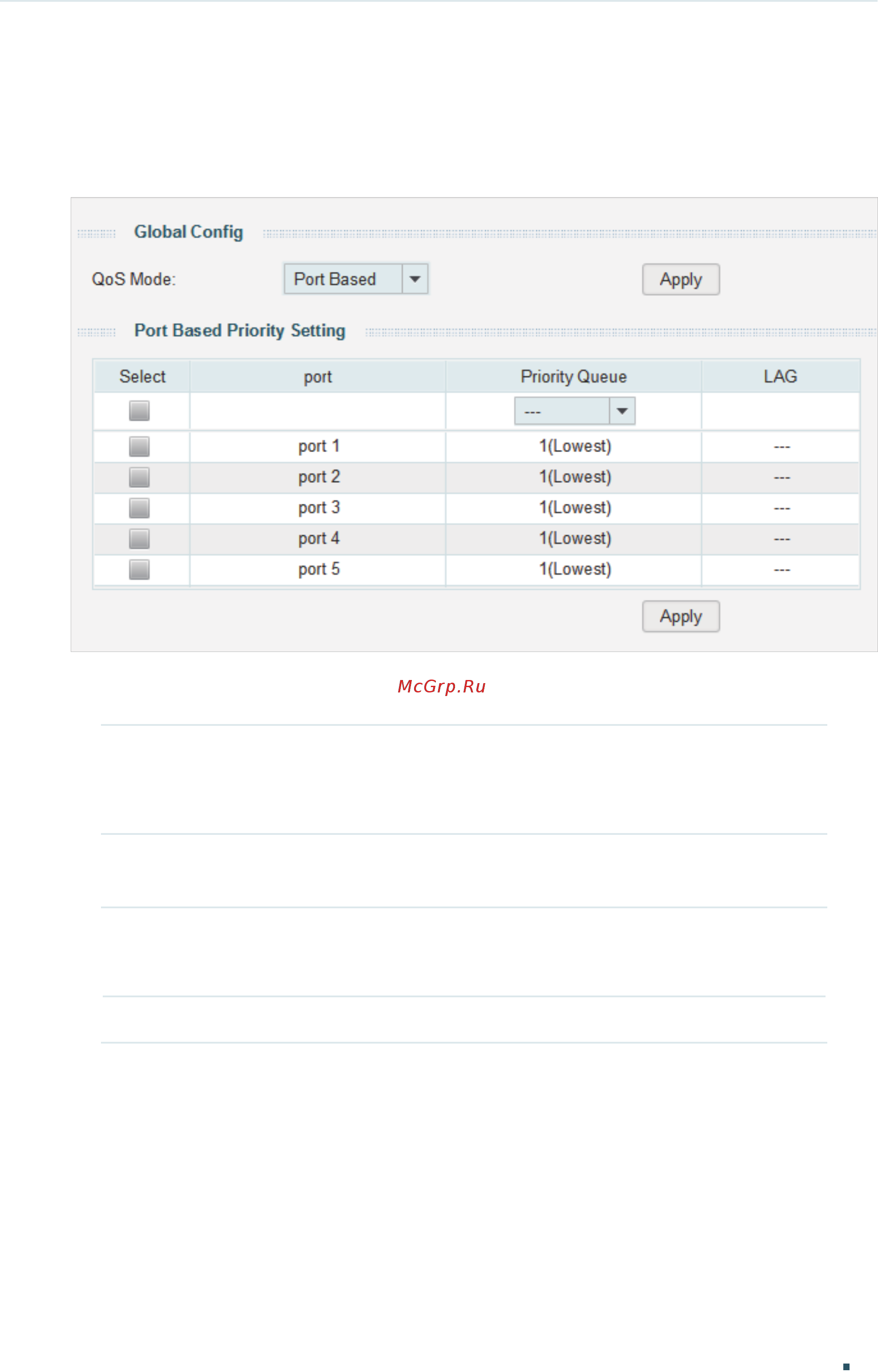 Tp-Link TL-SG108E V2 [71/84] Configuring qos in port based mode
