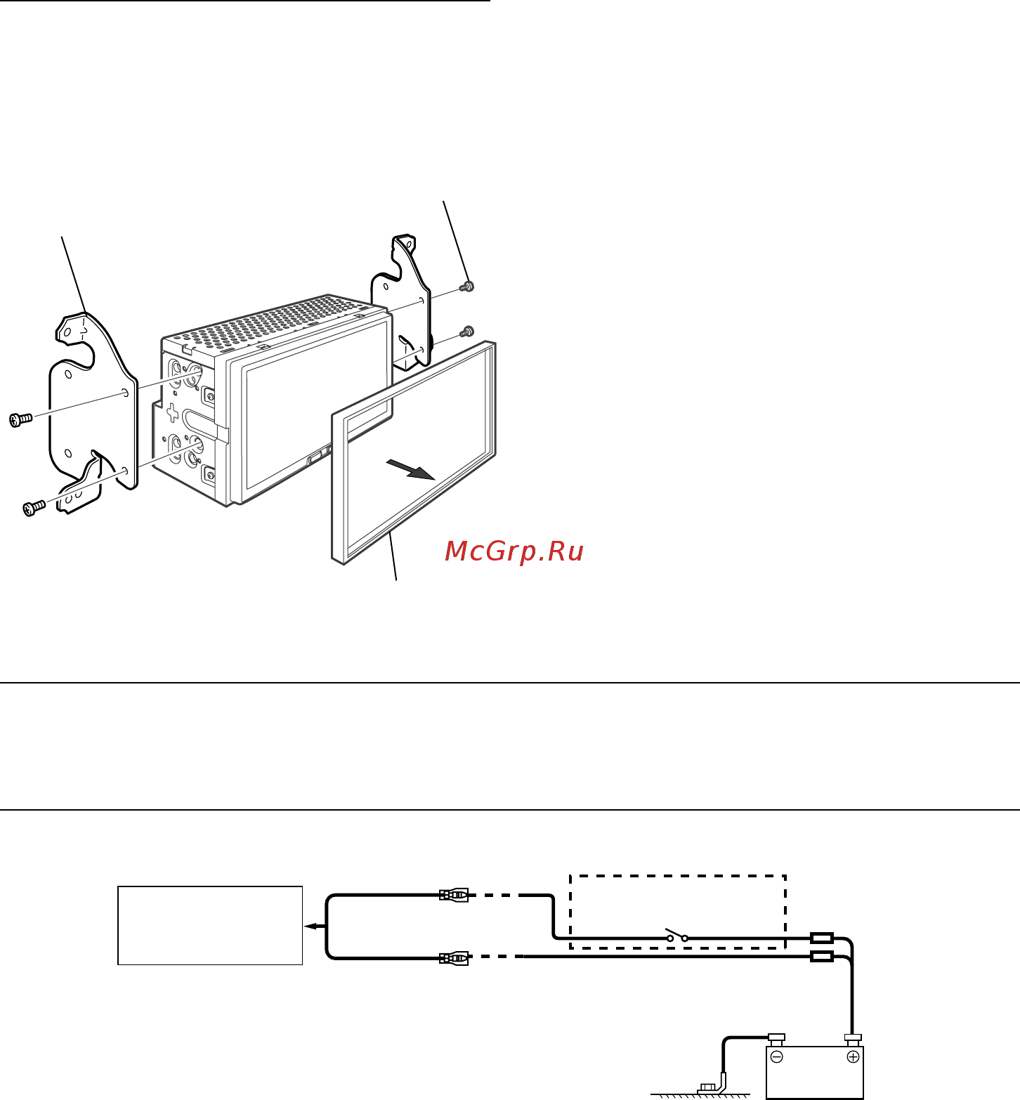 Alpine iLX-700 [50/96] Diagramma di collegamento dell interruttore spst venduto separatamente