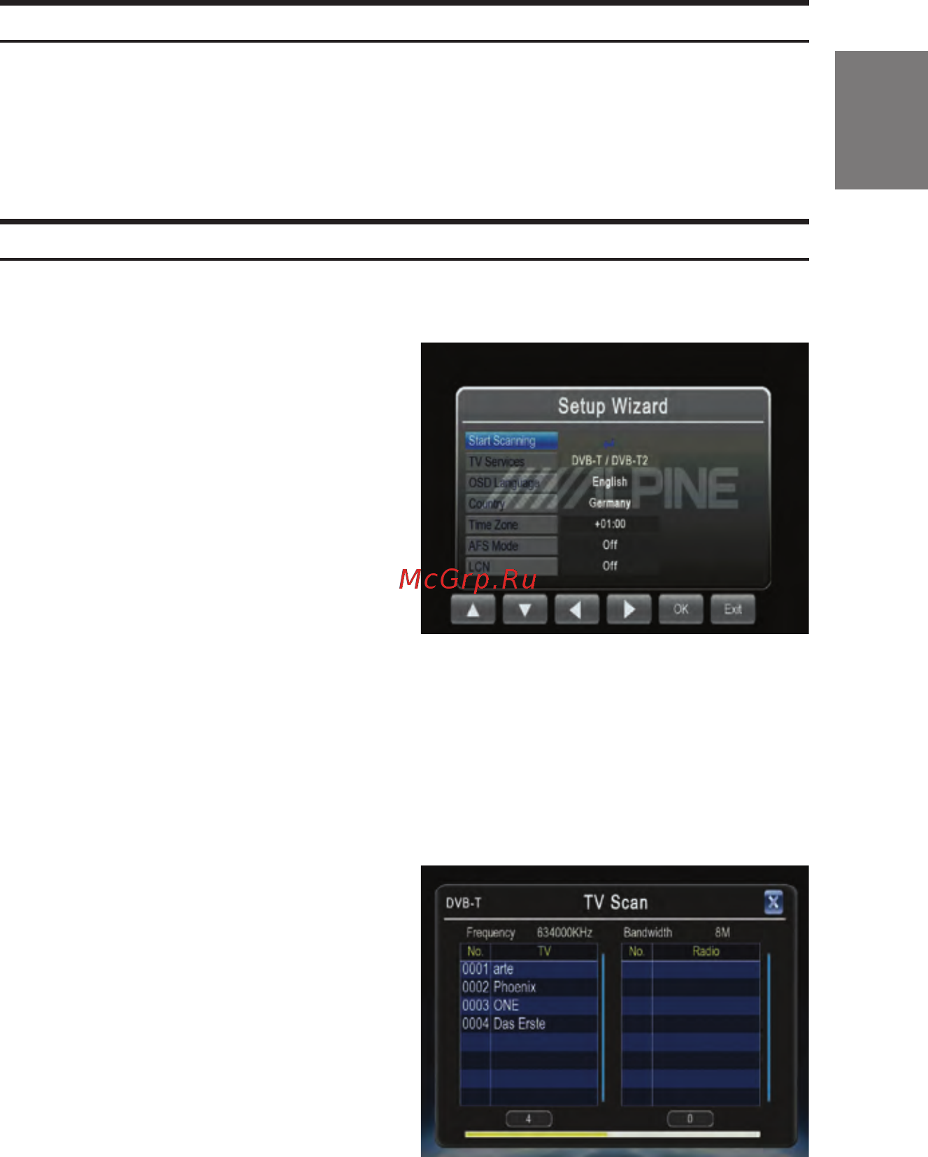 Alpine TUE-T220DV [11/104] Initial system start up
