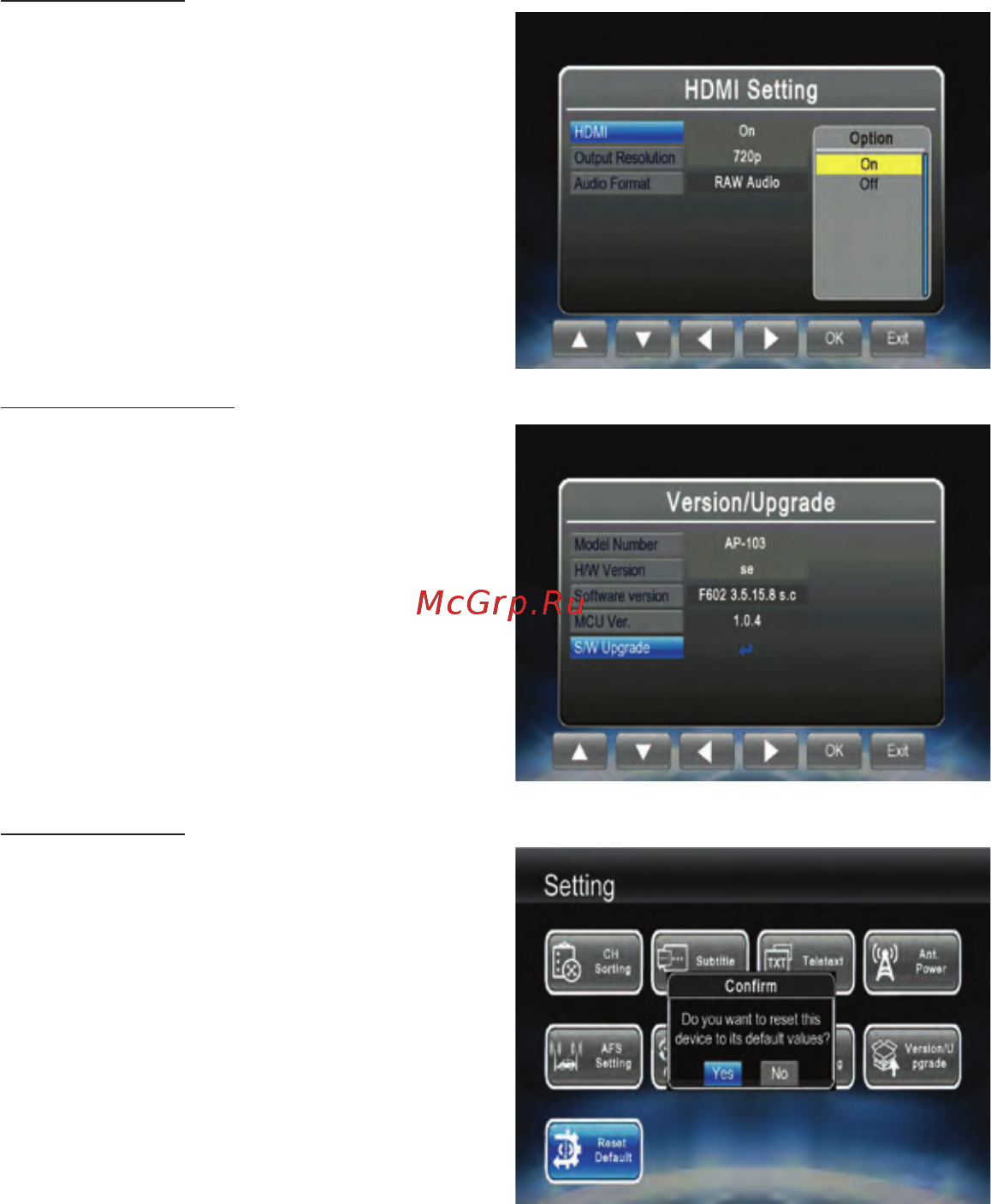 Alpine TUE-T220DV [18/104] To reset all settings to factory default