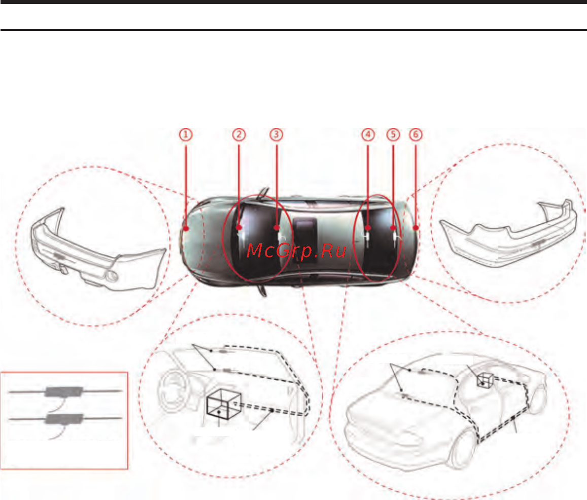 Alpine TUE-T220DV [8/104] Antenna cable routing