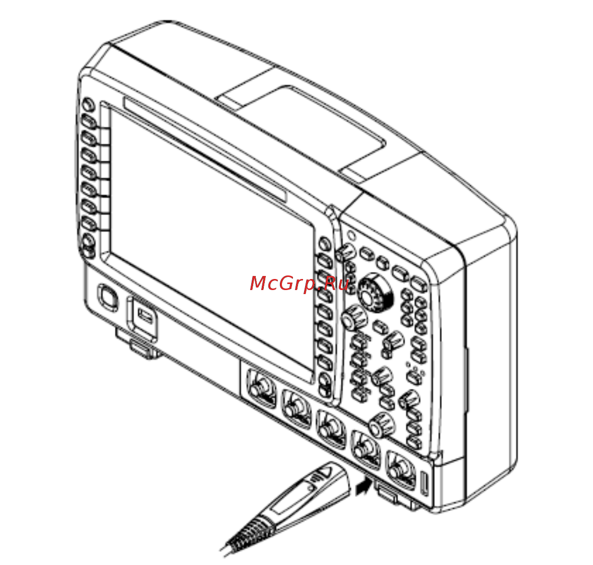 Rigol DS6104 [31/274] Подсоединение пробника
