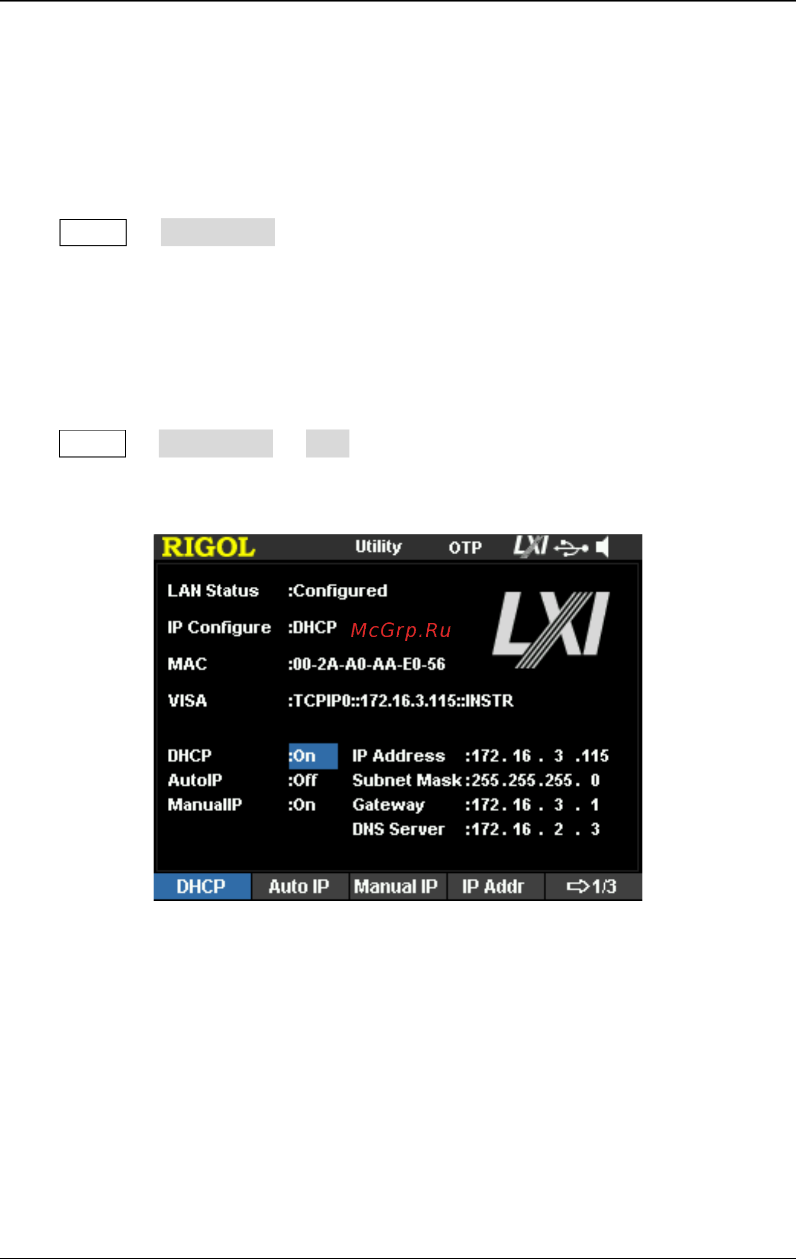Rigol DP821A [107/146] I o configuration