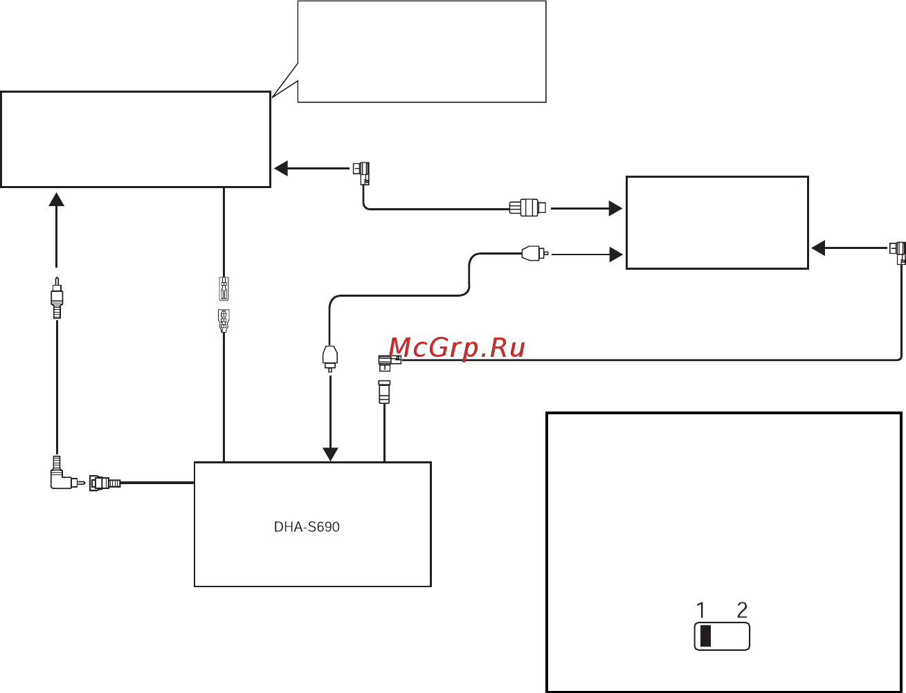 Alpine DHA-S690 [83/83] Аудио процессора