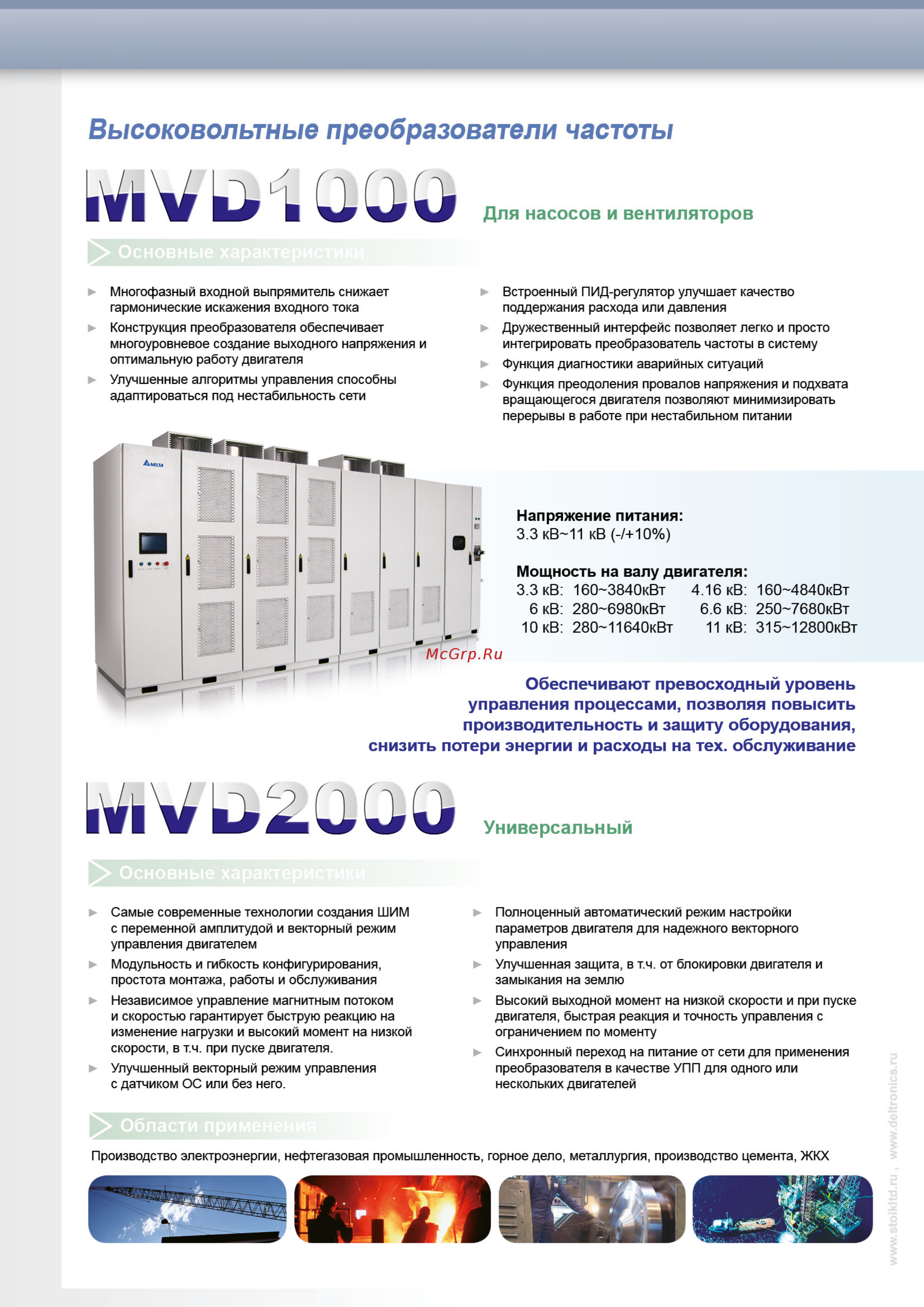Delta Electronics VFD110C53A-21 [22/24] Высоковольтные преобразователи частоты