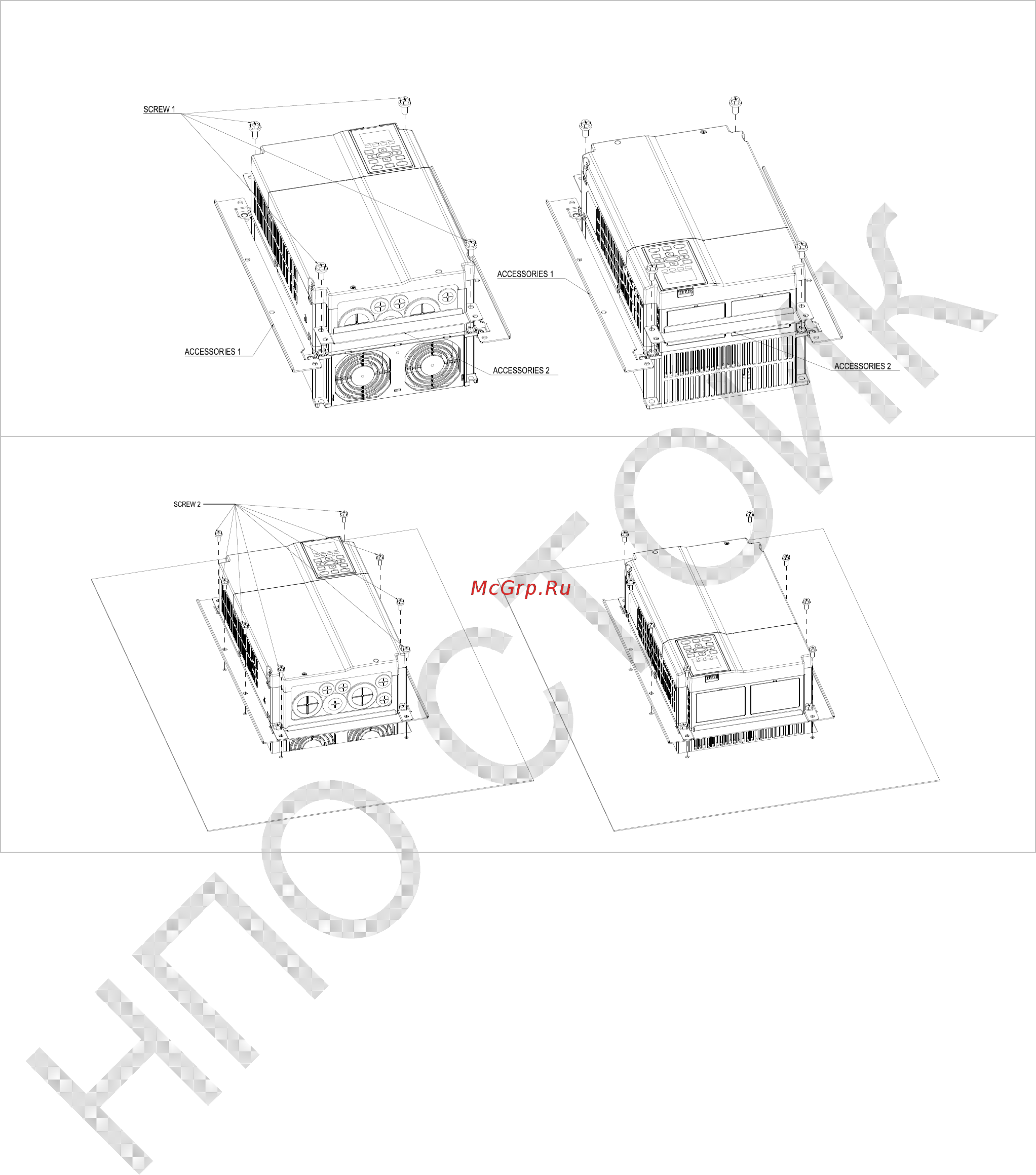 Delta Electronics VFD185CP43B-21 [140/604] Монтаж mkc cfm