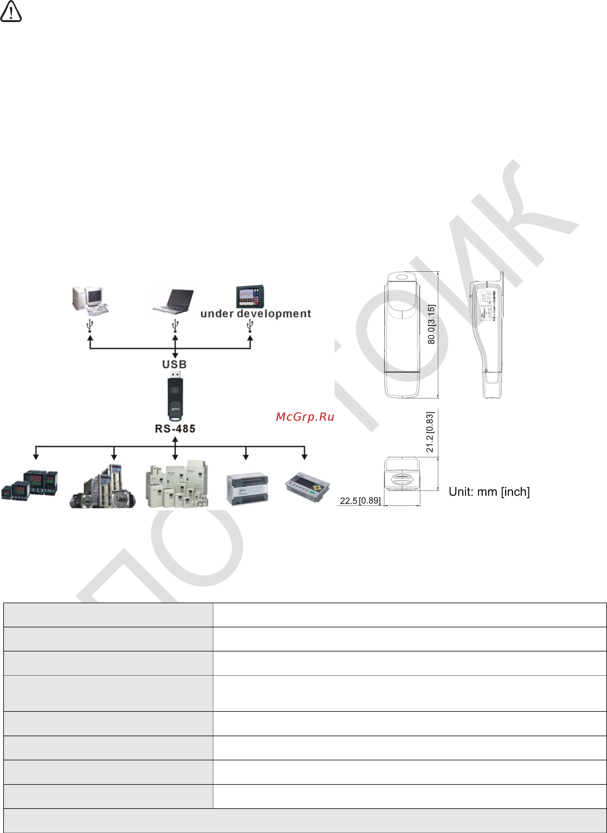 Delta Electronics VFD450CP63A-21 [146/604] Предупреждение