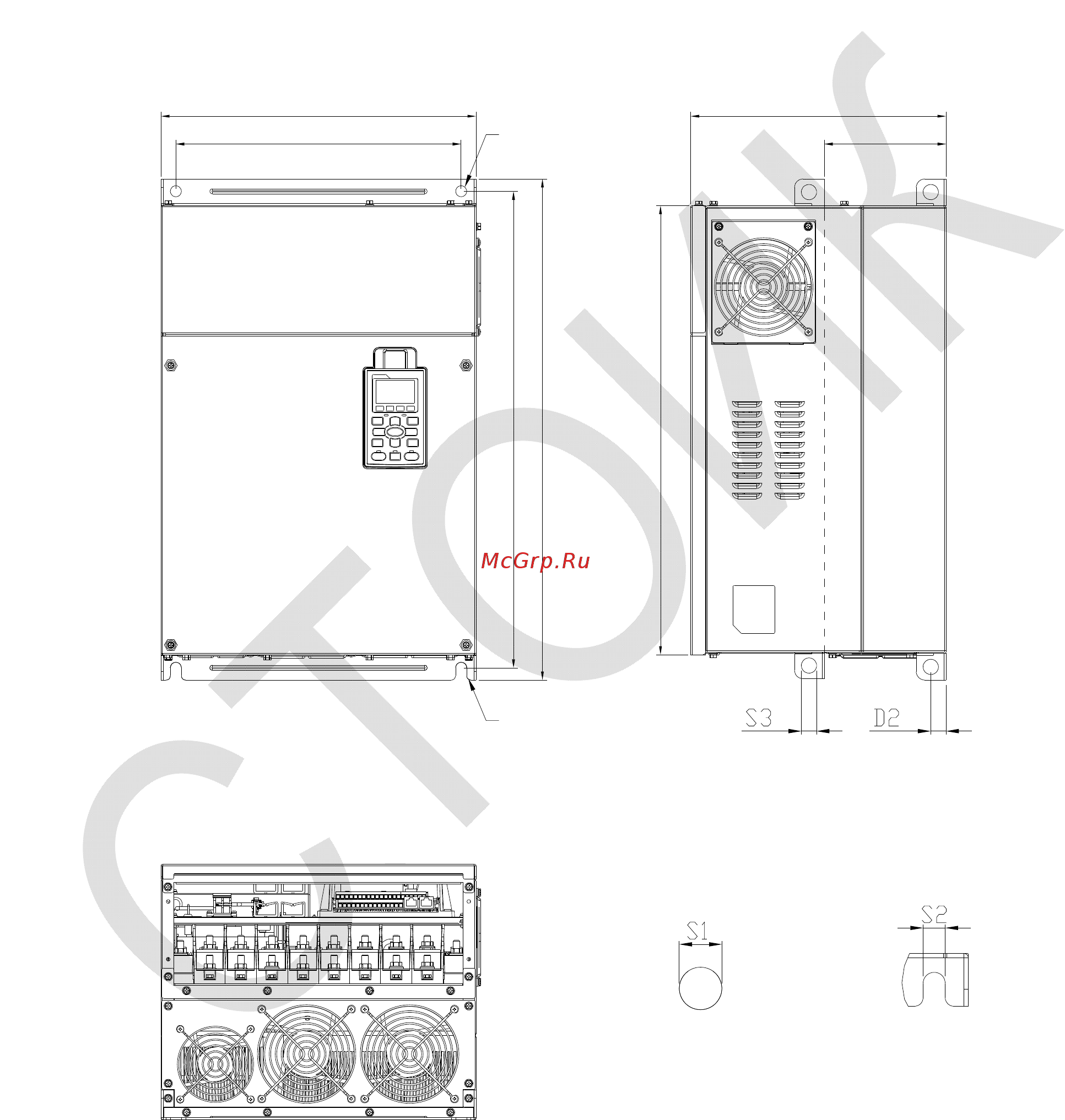 Delta Electronics VFD150CP53A-21 [21/604] Типоразмер e