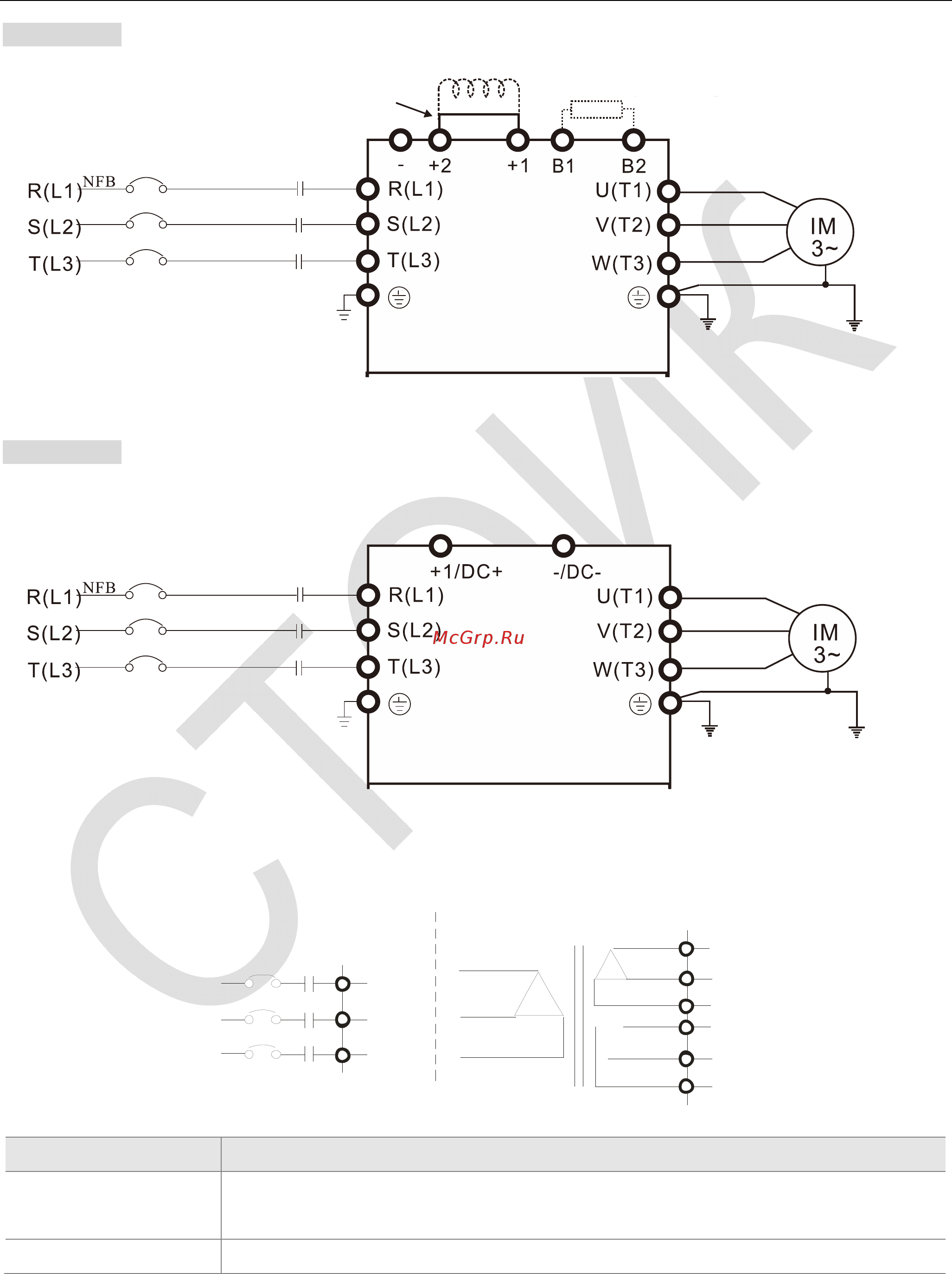 Delta Electronics VFD750CP43B-21 [64/604] Часть 5 силовое подключение