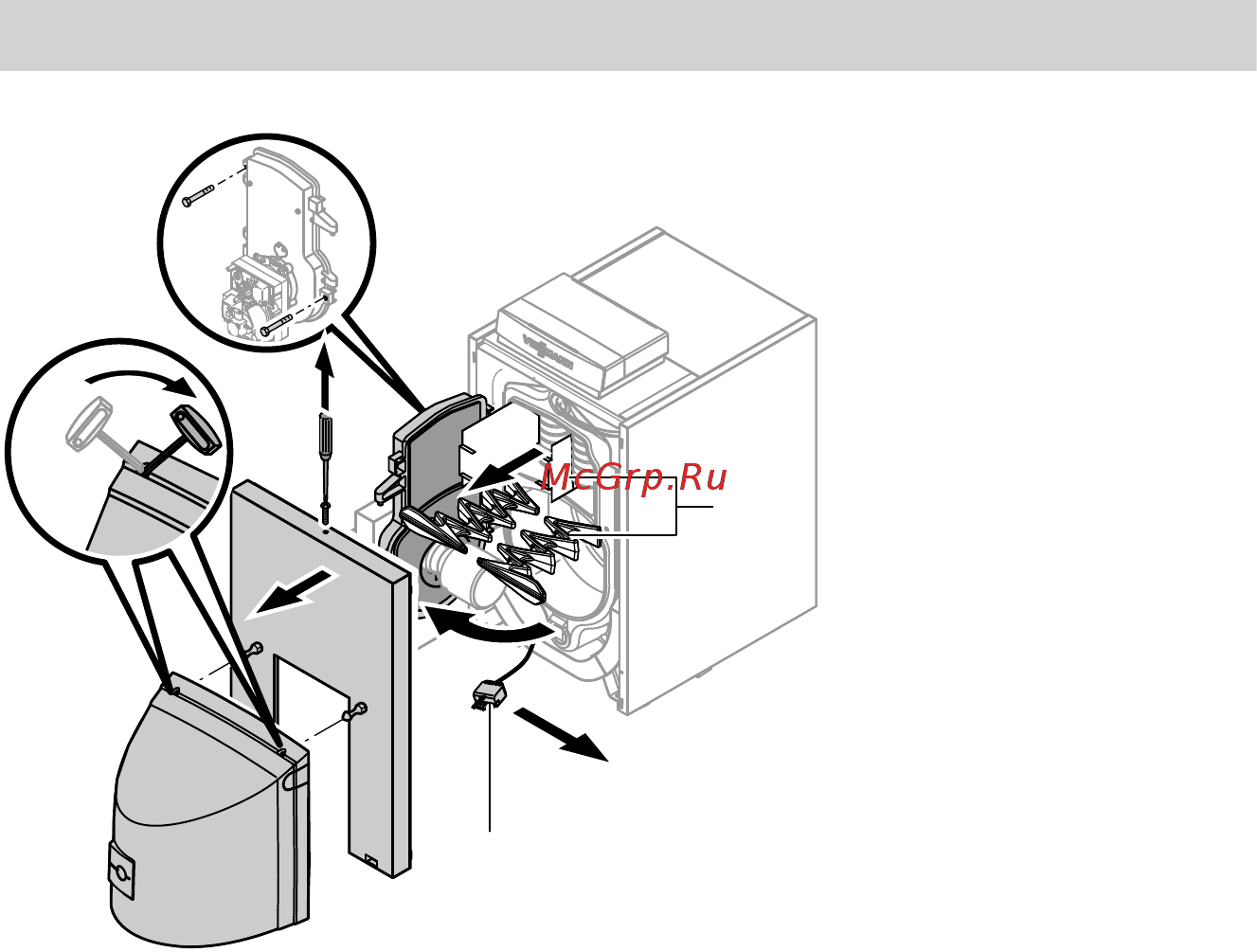 Viessmann Vitorond 100 (напольн./комб.) 18-63 кВт [11/28] Дополнительные сведения об операция