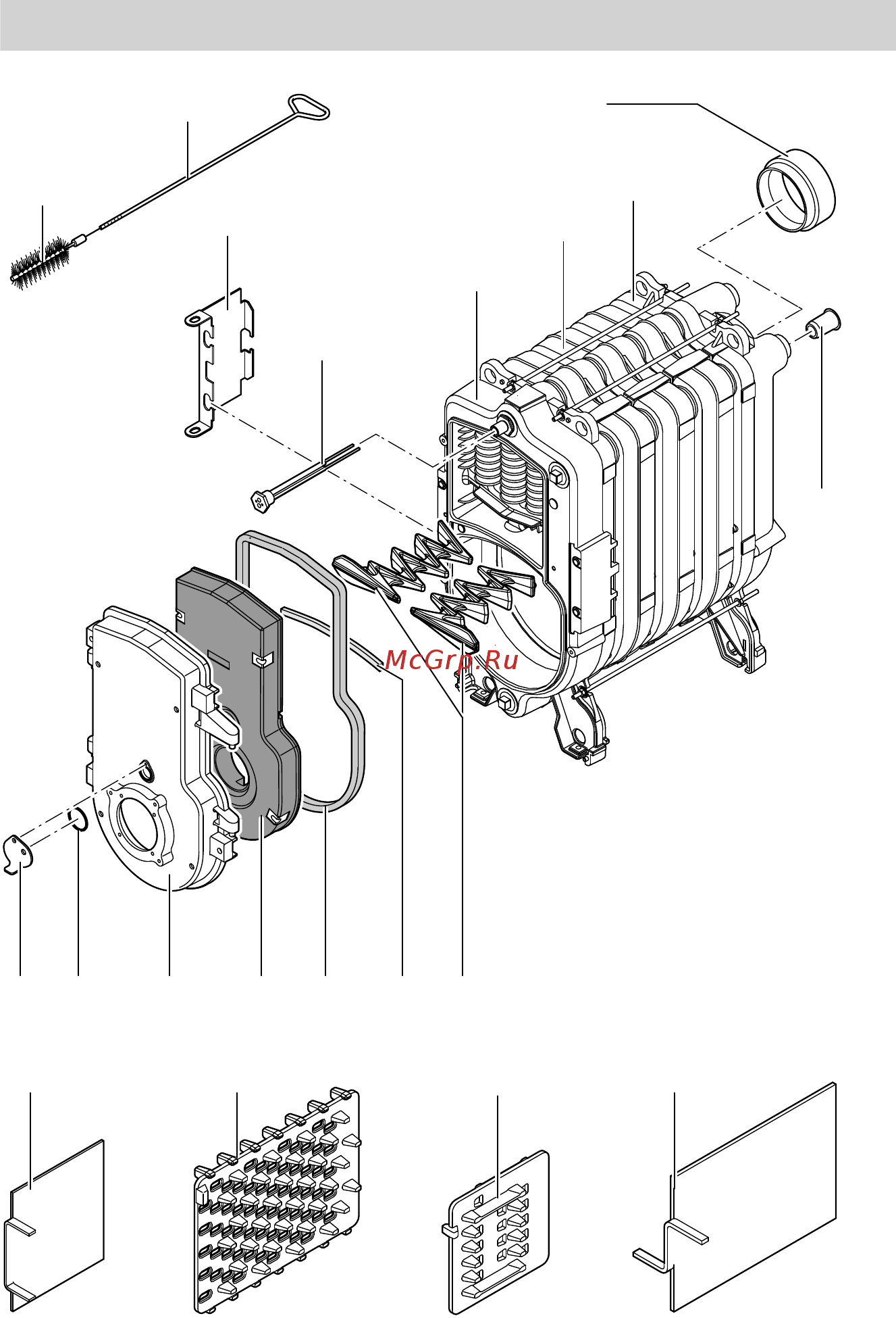 Viessmann Vitorond 100 (напольн./комб.) 18-63 кВт [18/28] Спецификации деталей