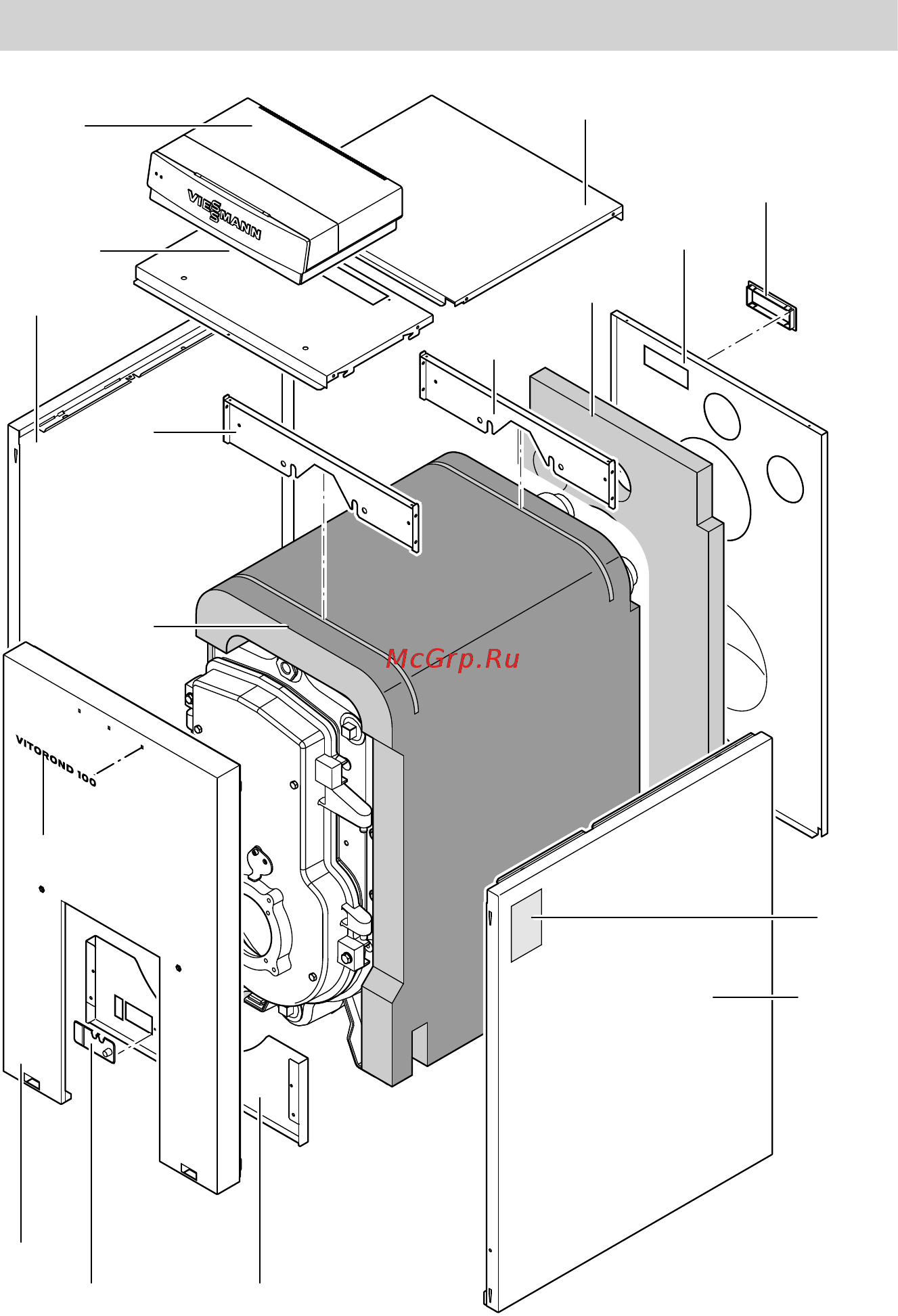 Viessmann Vitorond 100 (напольн./комб.) 18-63 кВт [19/28] Спецификации деталей
