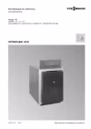 Viessmann Vitoplex 100 (напольн./комб.) 150 - 2000 кВт Инструкция по монтажу Vitoplex 100, Тип PV1 от 150 до 620 кВт