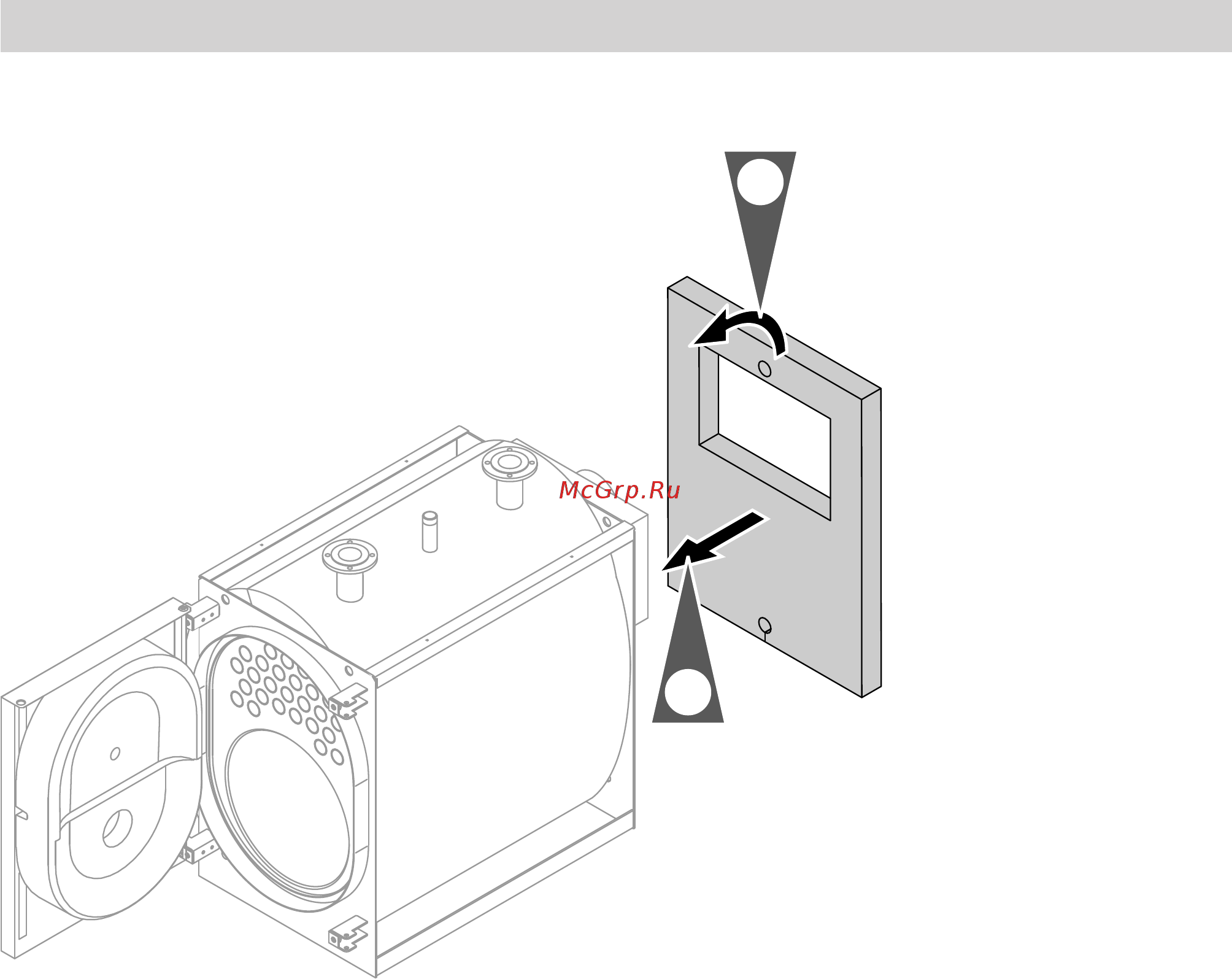Viessmann Vitoplex 100 (напольн./комб.) 150 - 2000 кВт [10/20] Теплоизоляция сзади