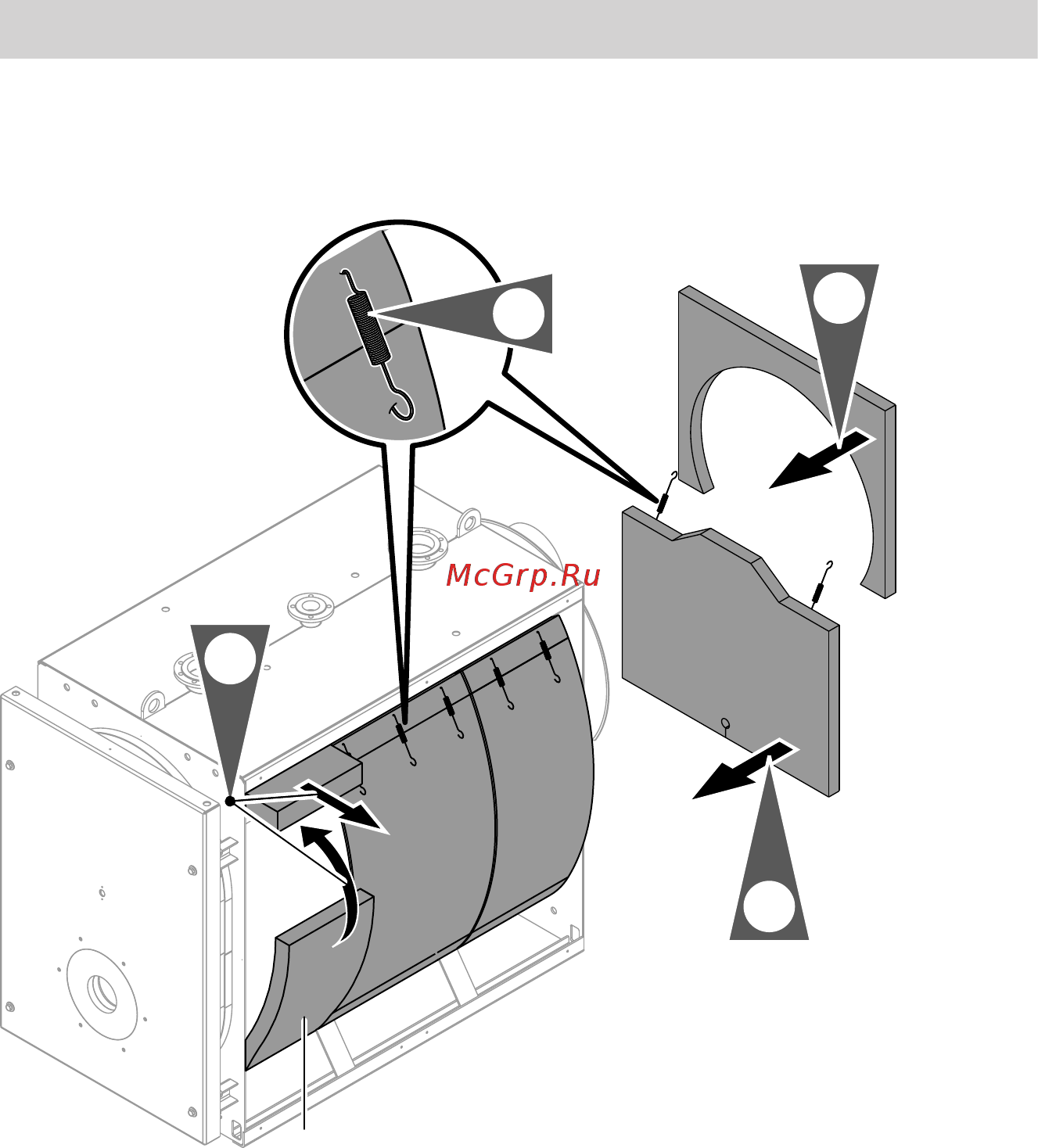Viessmann Vitoplex 100 (напольн./комб.) 150 - 2000 кВт [11/28] Теплоизоляция котлового блока