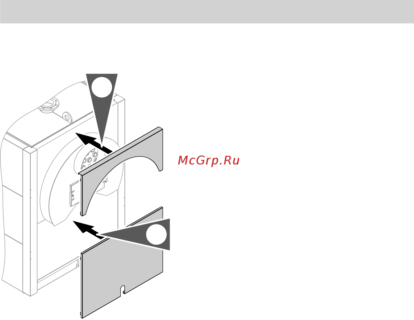 Viessmann Vitoplex 100 (напольн./комб.) 150 - 2000 кВт [20/28] Монтаж панелей облицовк
