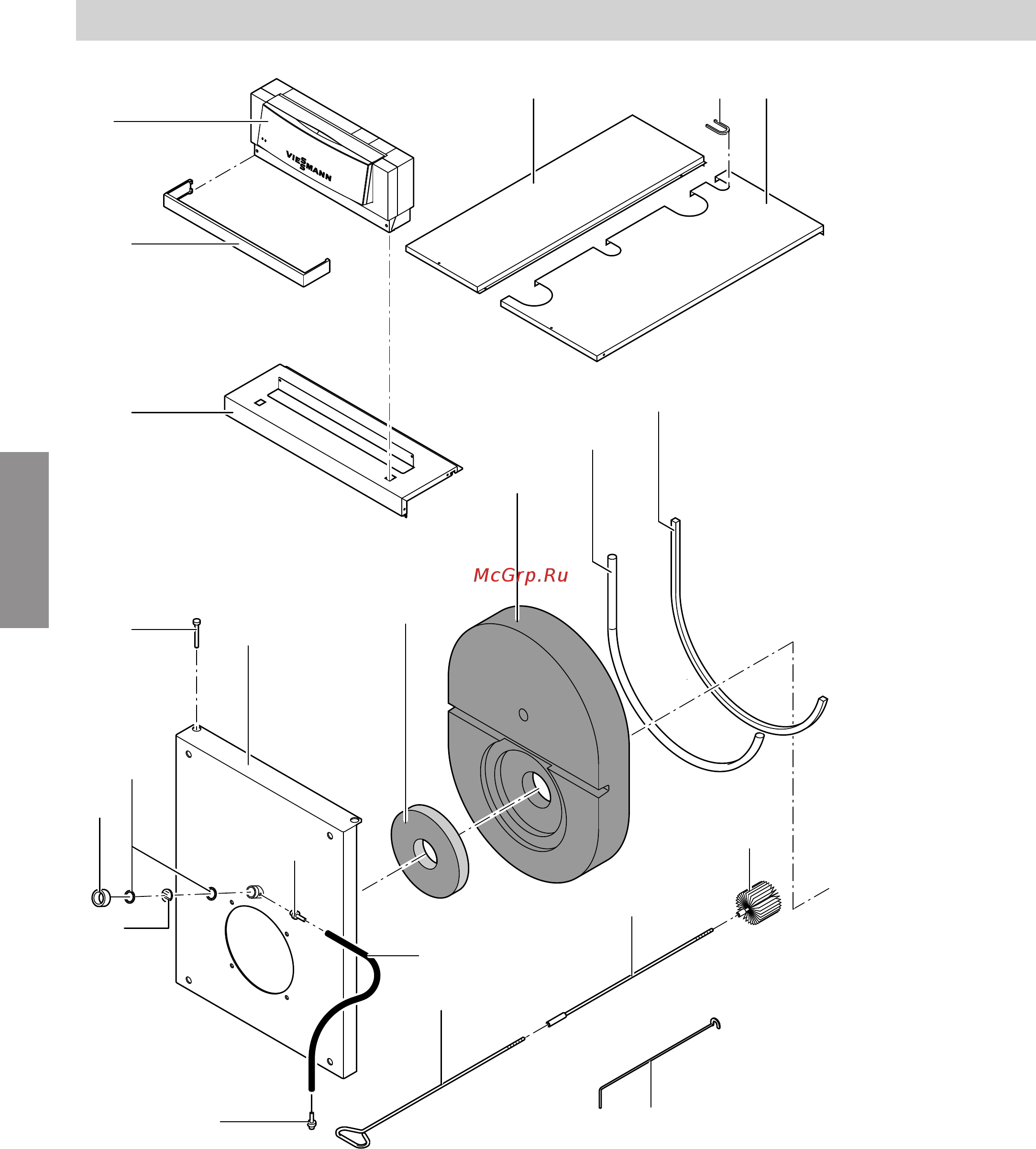 Viessmann Vitoplex 100 (напольн./комб.) 150 - 2000 кВт [16/28] Спецификации деталей