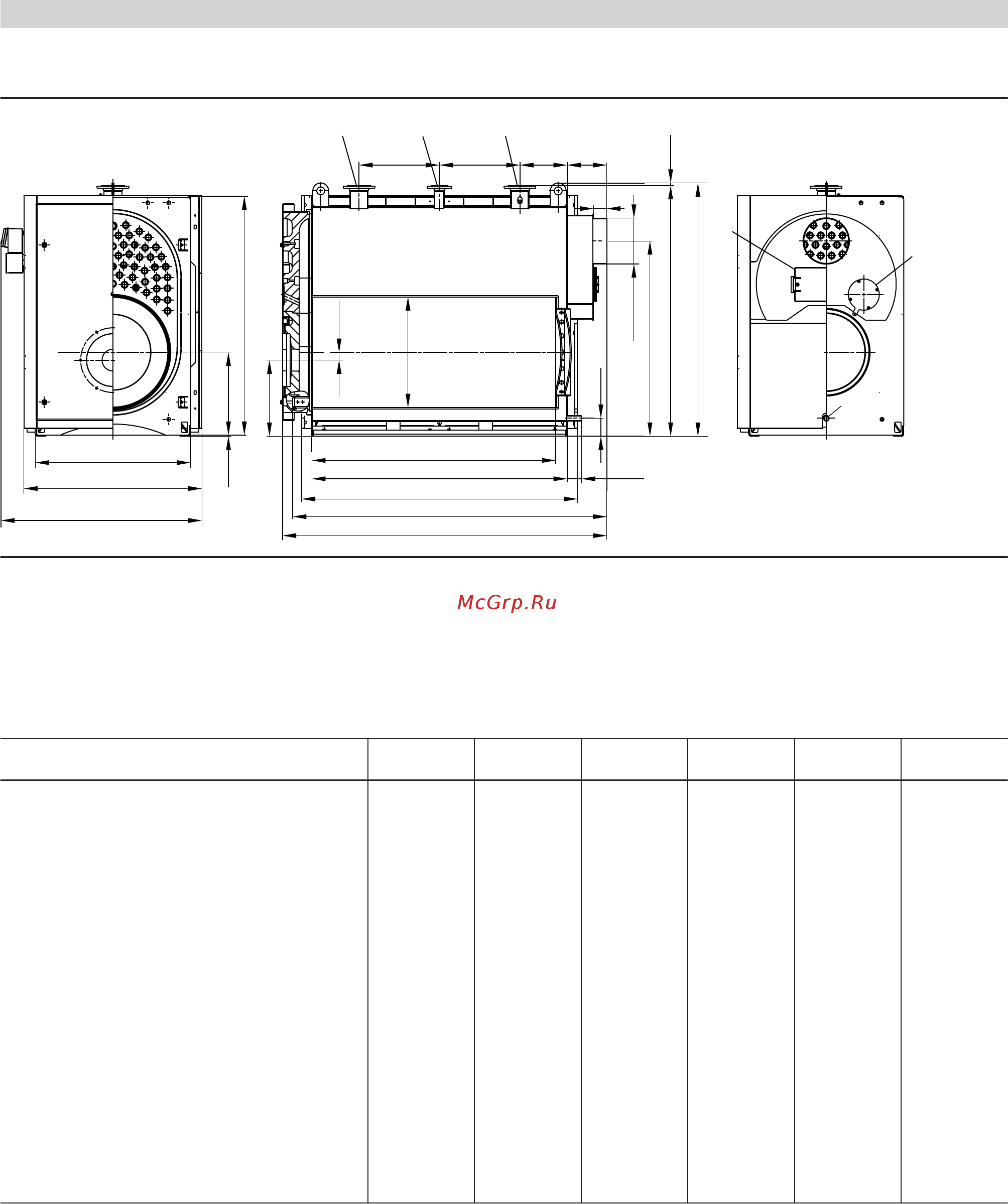 Viessmann Vitoplex 100 (напольн./комб.) 150 - 2000 кВт [4/38] Технические характеристики водогрейного котл