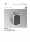Viessmann Vitoplex 100 (напольн./комб.) 150 - 2000 кВт Технический паспорт Vitoplex 100 мощностью от 110 до 620 кВт