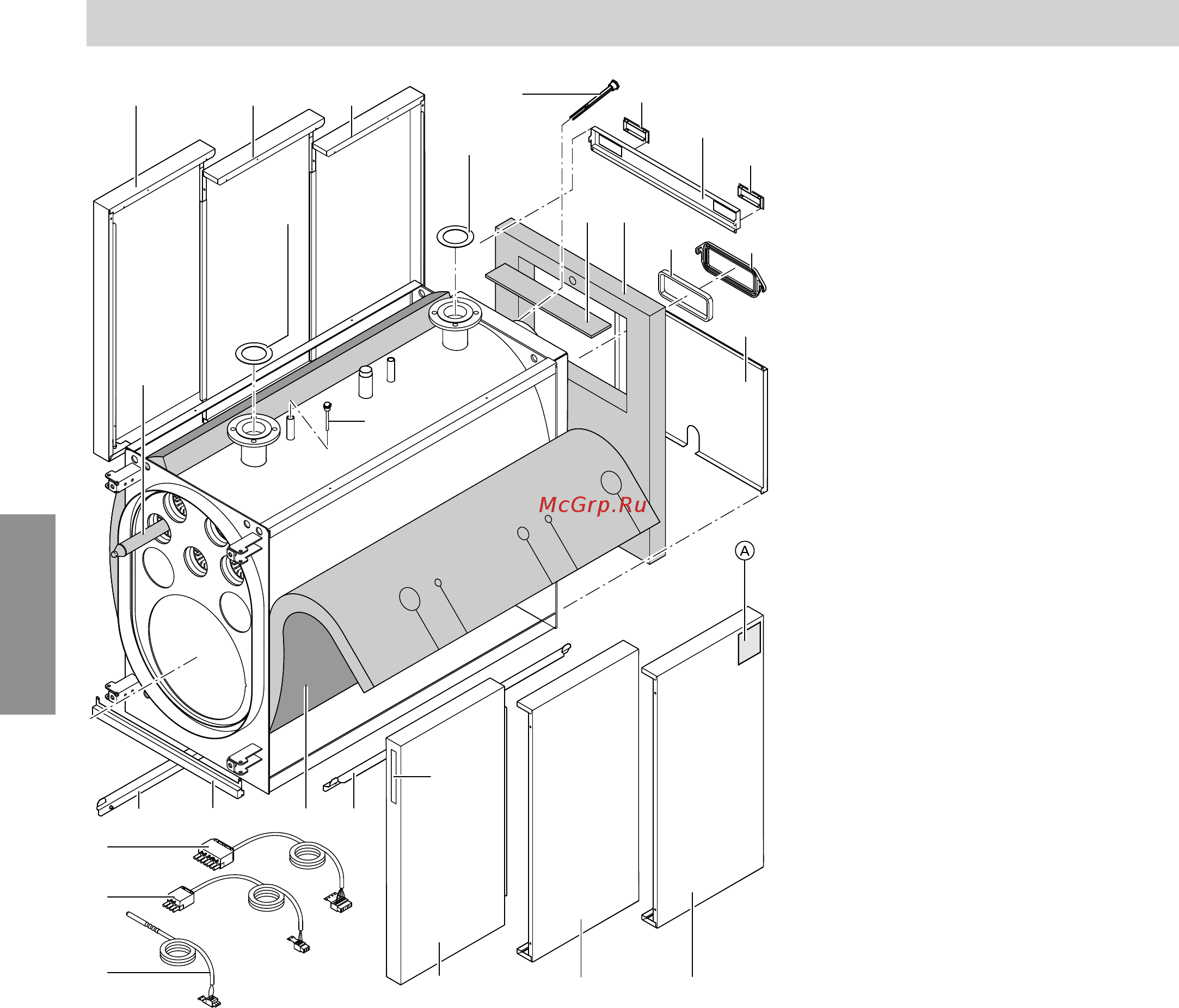 Viessmann Vitoplex 300 (напольн./комб.) 90-2000 кВт [20/32] Спецификация деталей