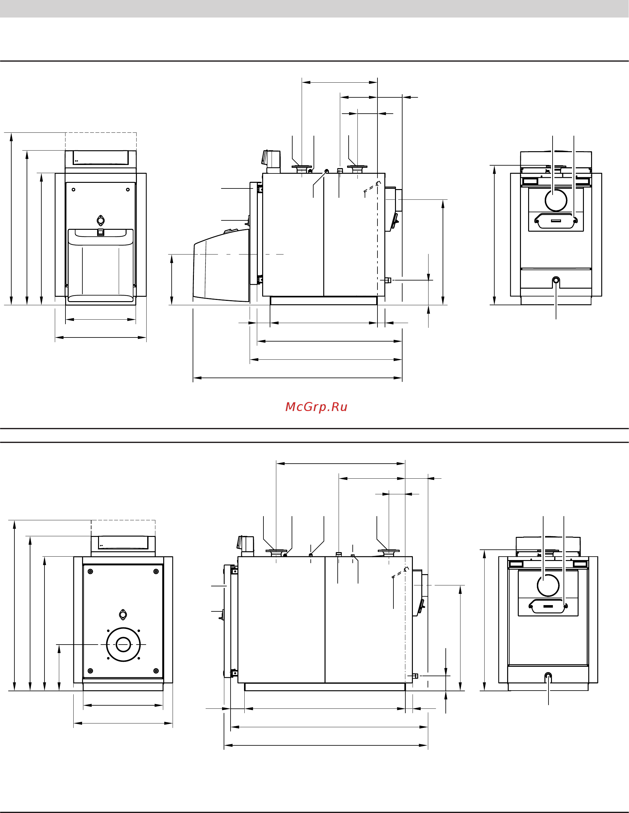 Viessmann Vitoplex 300 (напольн./комб.) 90-2000 кВт [5/16] Технические характеристики водогрейного котл