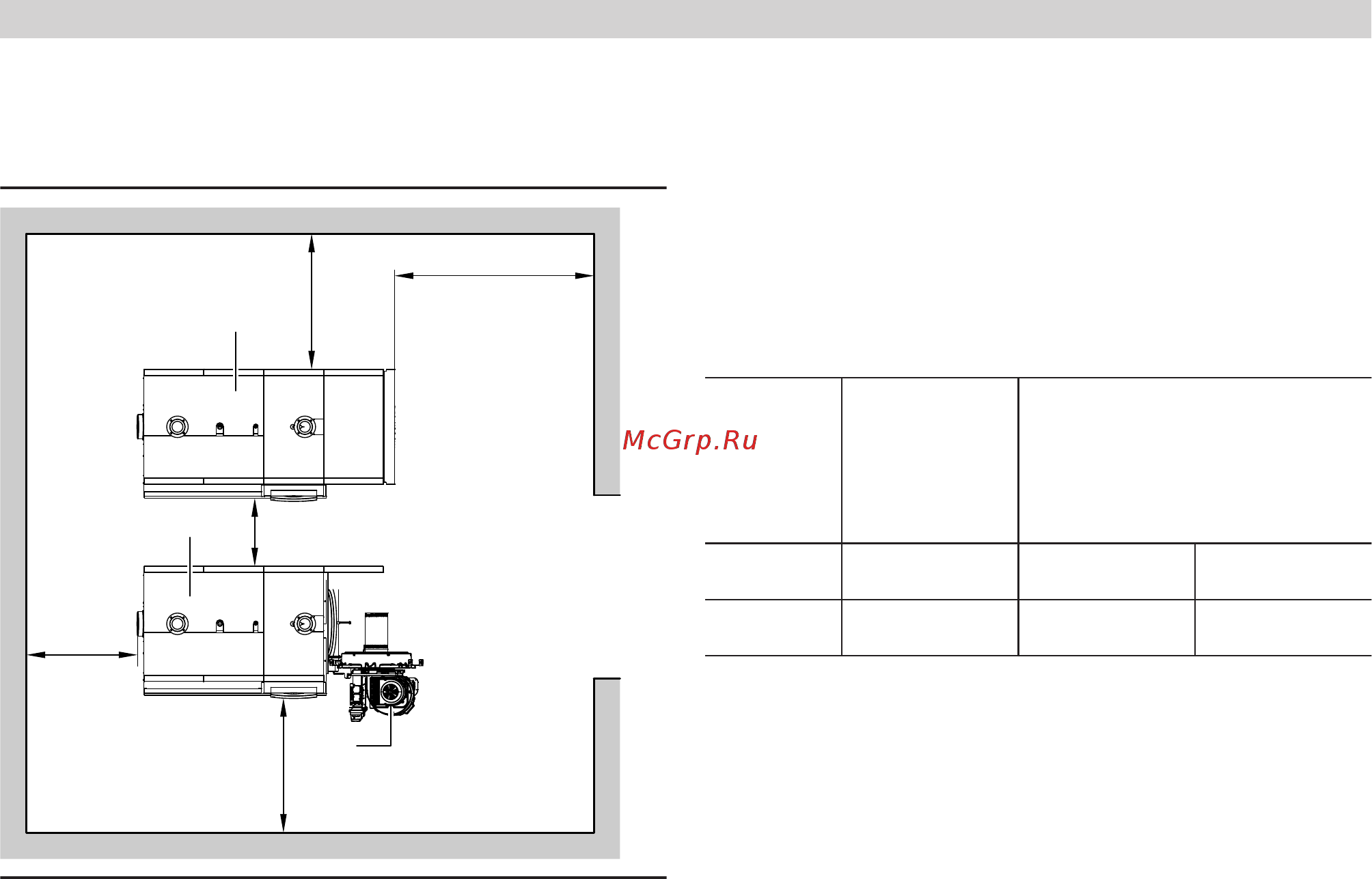 Viessmann Vitocrossal 200 СМ2 (напол./газ) 400-620 кВт [5/12] Технические характеристики водогрейного котл
