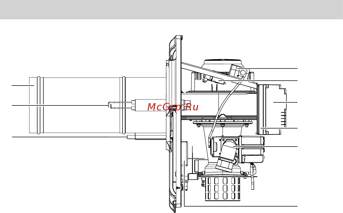 Viessmann Vitocrossal 300 CT3U (напол./газ) 400-630 кВт [75/96] Обзор элементов конструкци