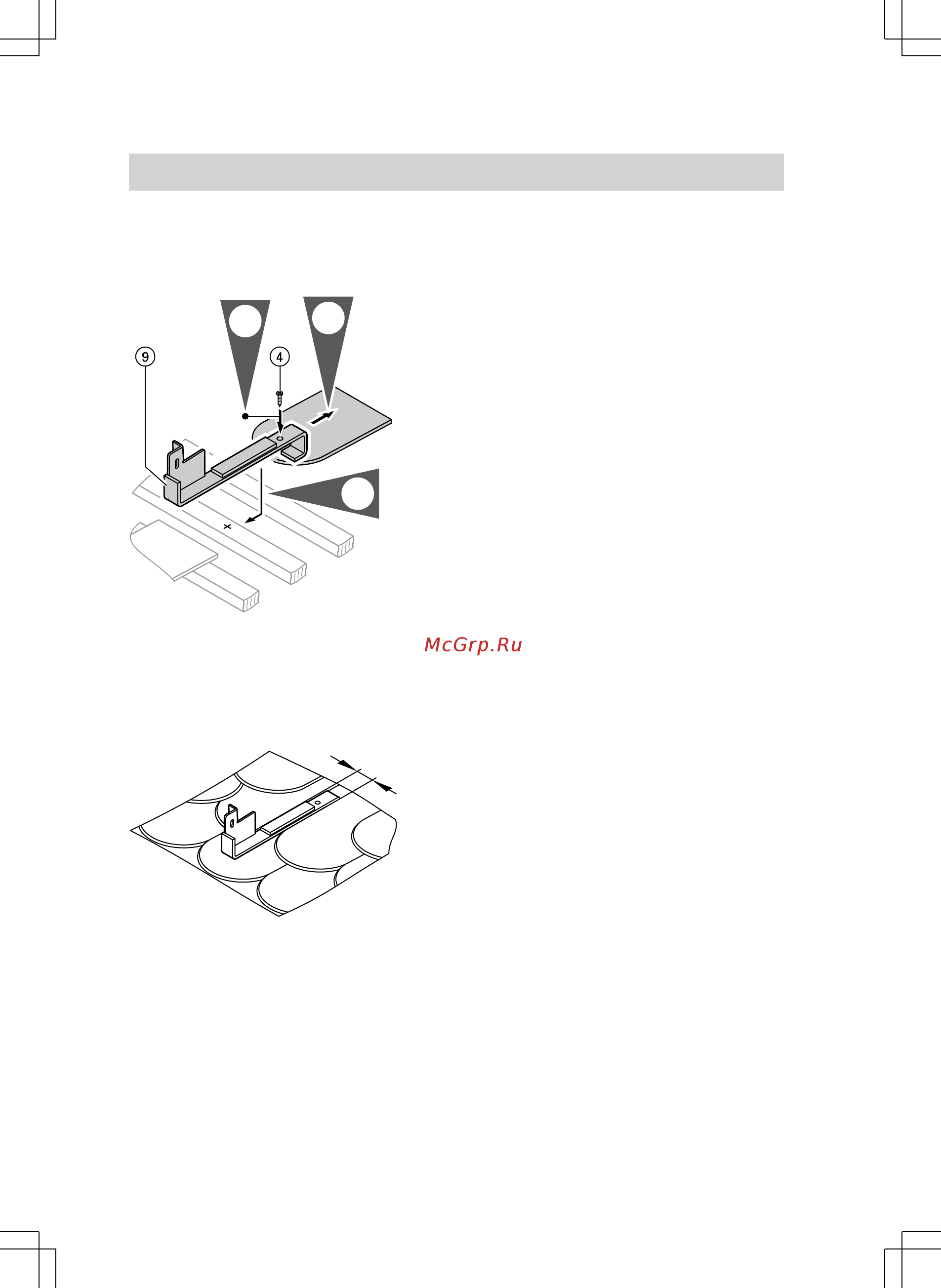 Viessmann Vitosol 200-F [18/28] Монтаж кровельных крюков при плоско черепичном покры тии