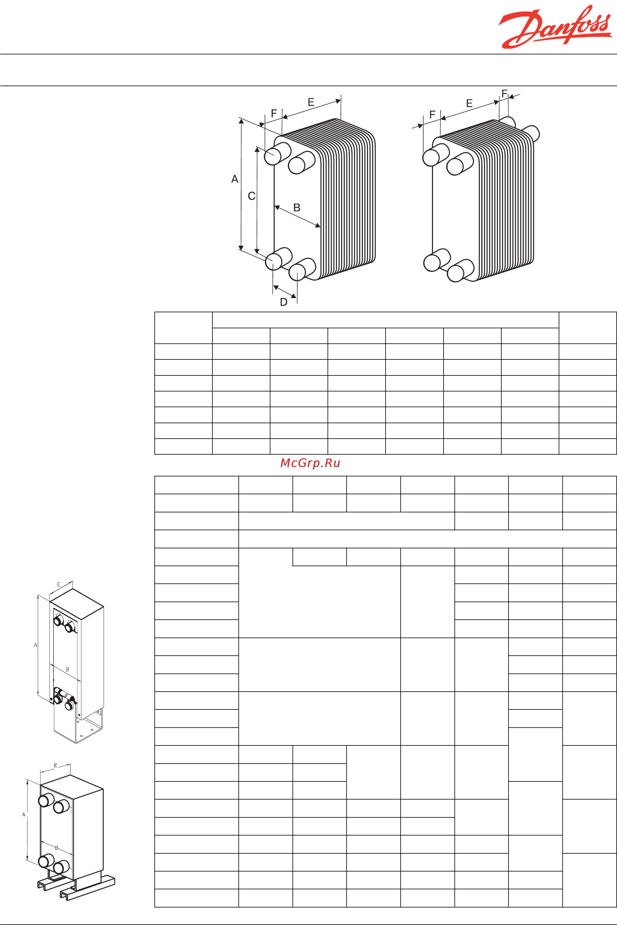 Danfoss XB 51L-1 40 [6/8] Габаритные размеры
