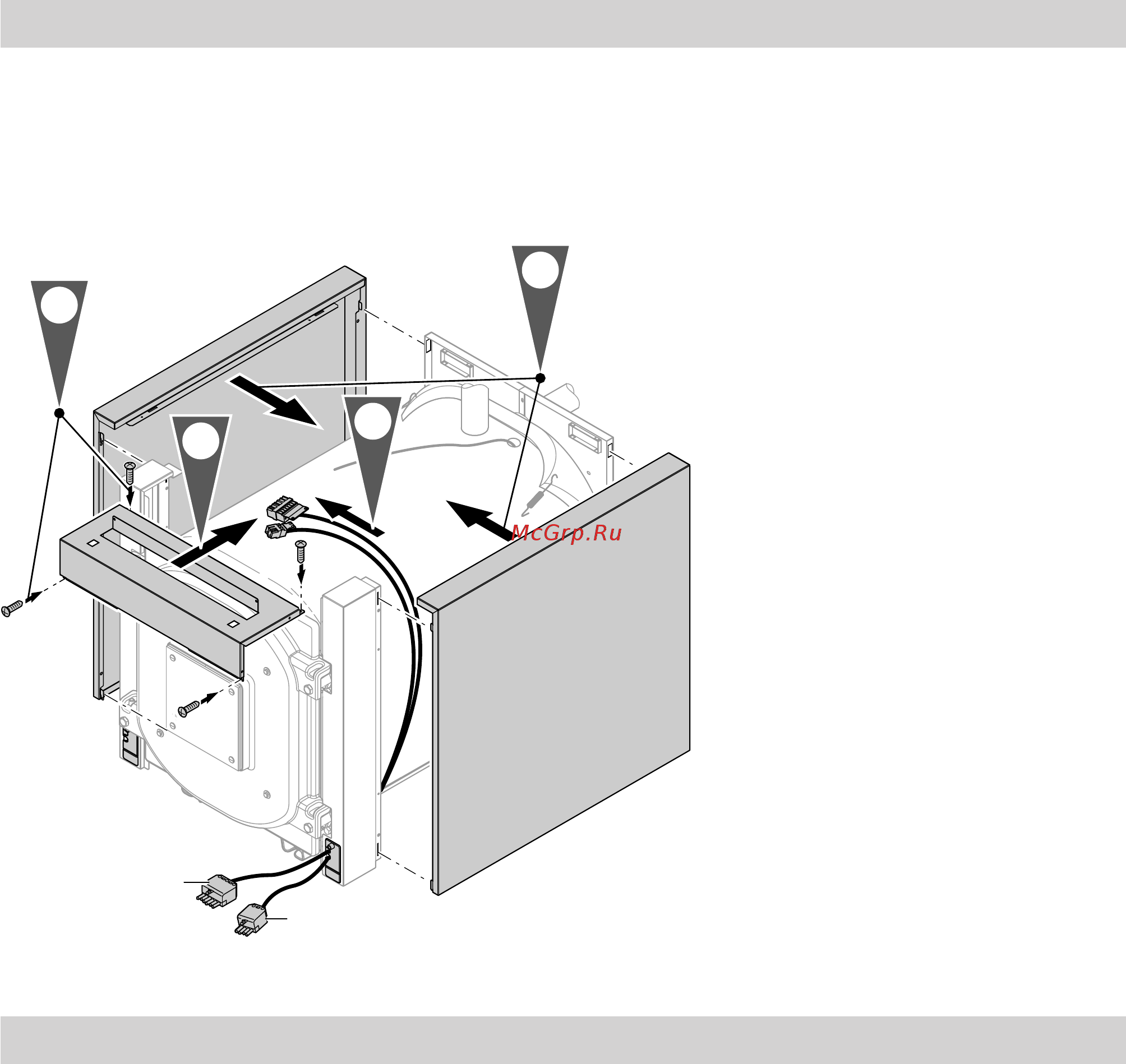 Viessmann Vitorond 200 [24/28] Монтаж панелей облицовки