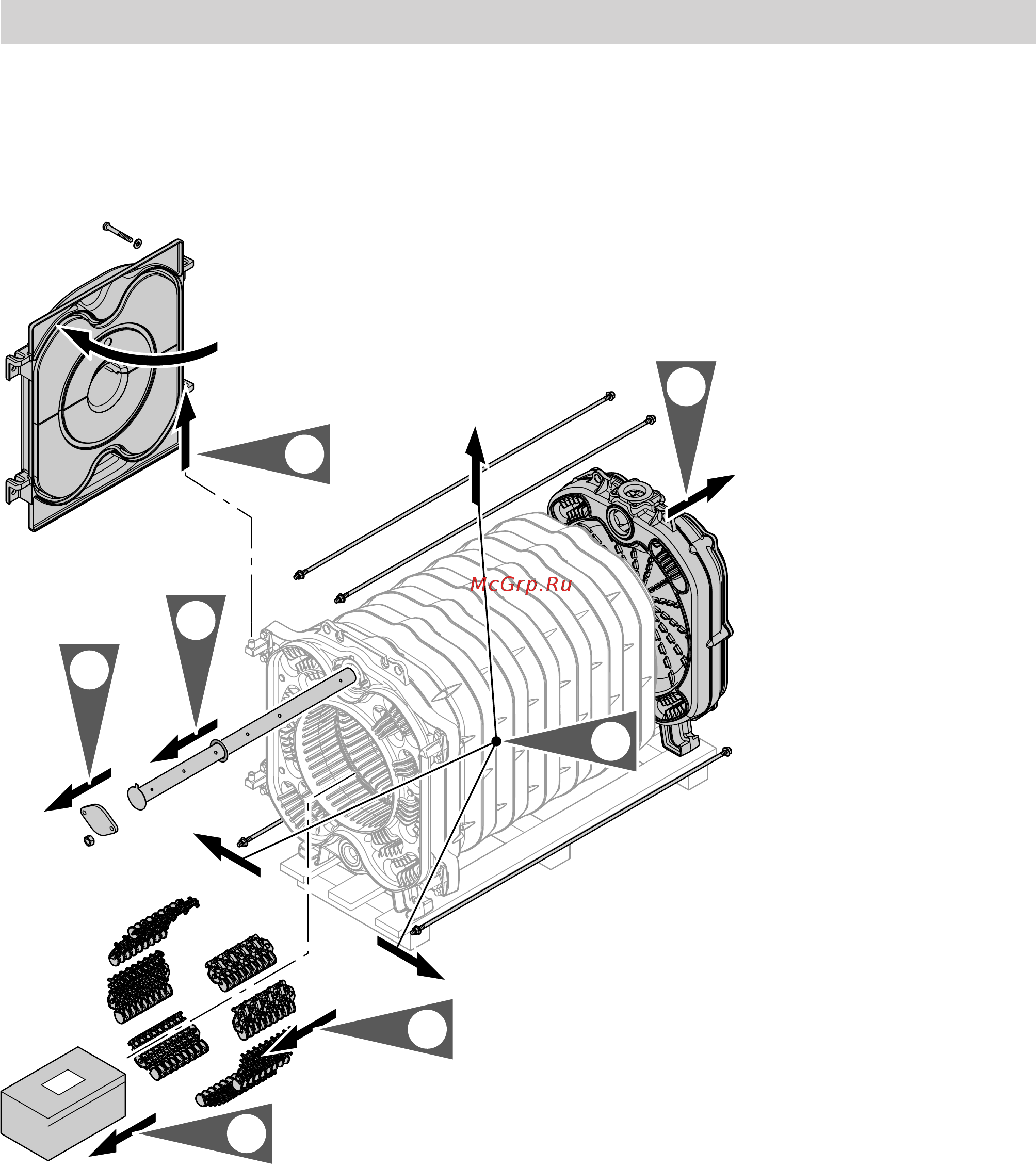 Viessmann Vitorond 200 [8/28] Сборка секций котла