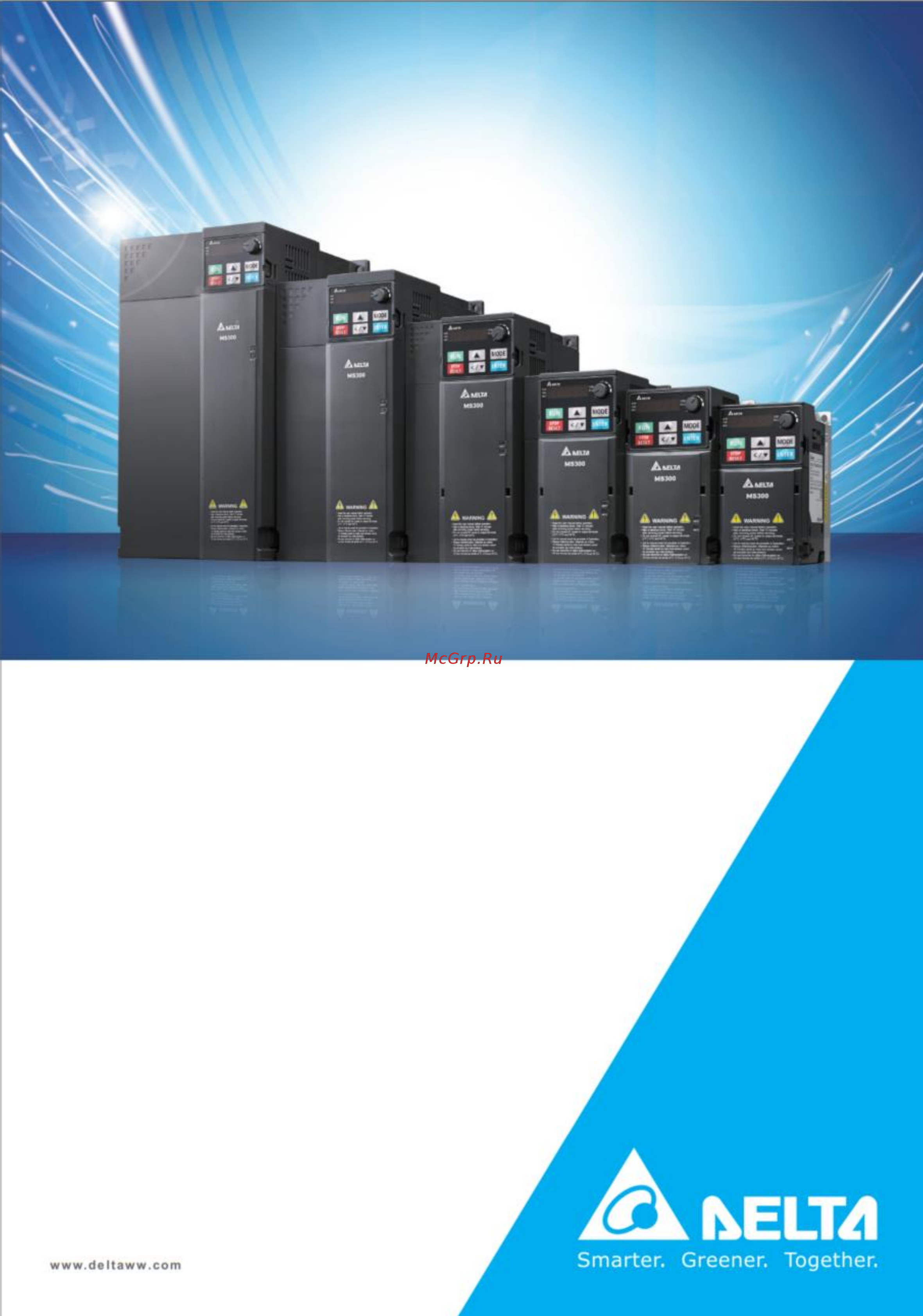 Delta Electronics VFD1A5MS43AFSAA Инструкция по эксплуатации онлайн