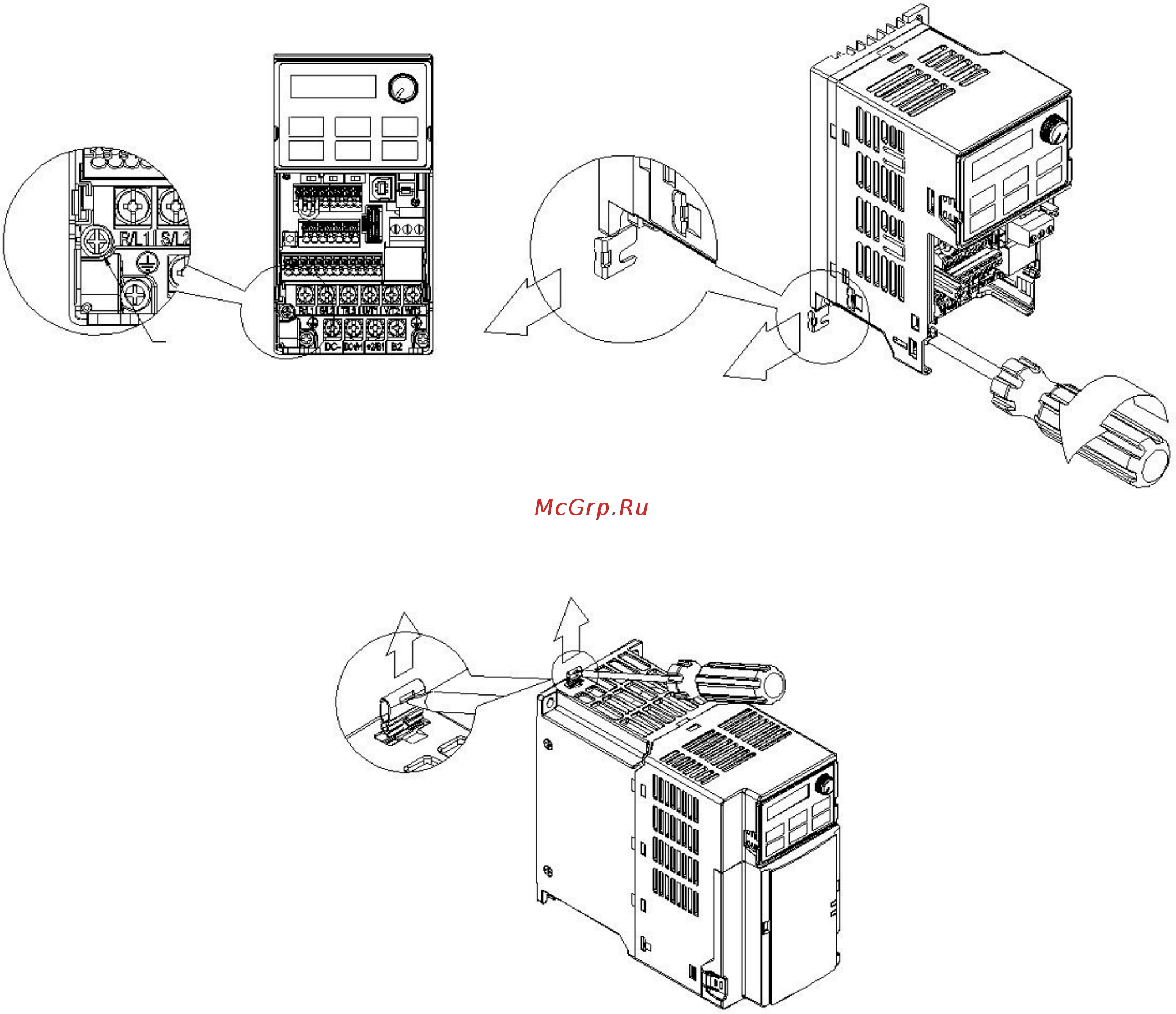 Delta Electronics VFD1A6MS21AFSAA [12/520] 4 перемычка фильтра rfi