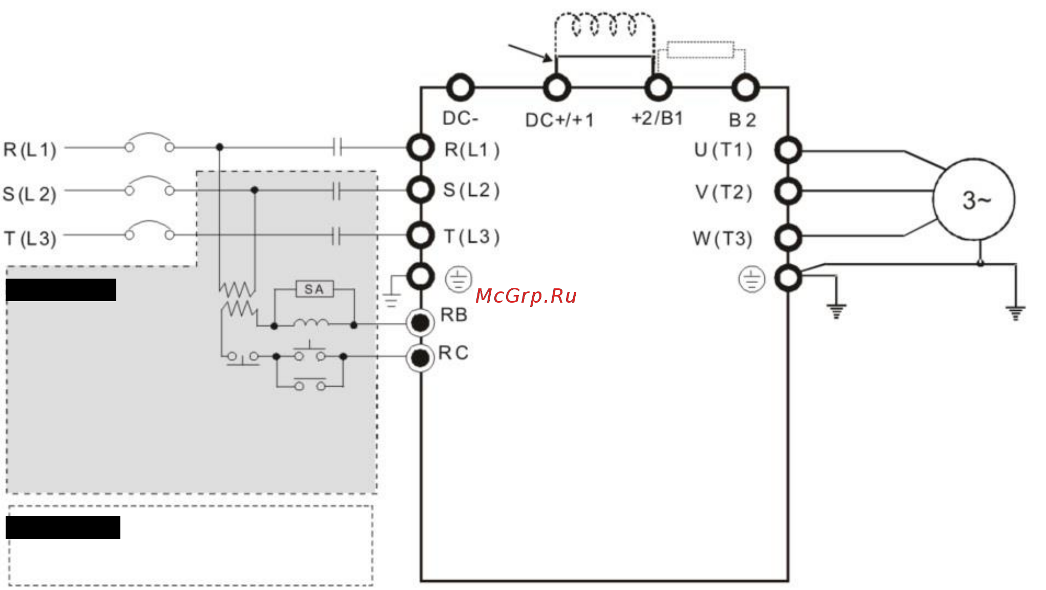 Delta Electronics VFD4A8MS21AFSAA [29/520] Глава 4 подключение ms300