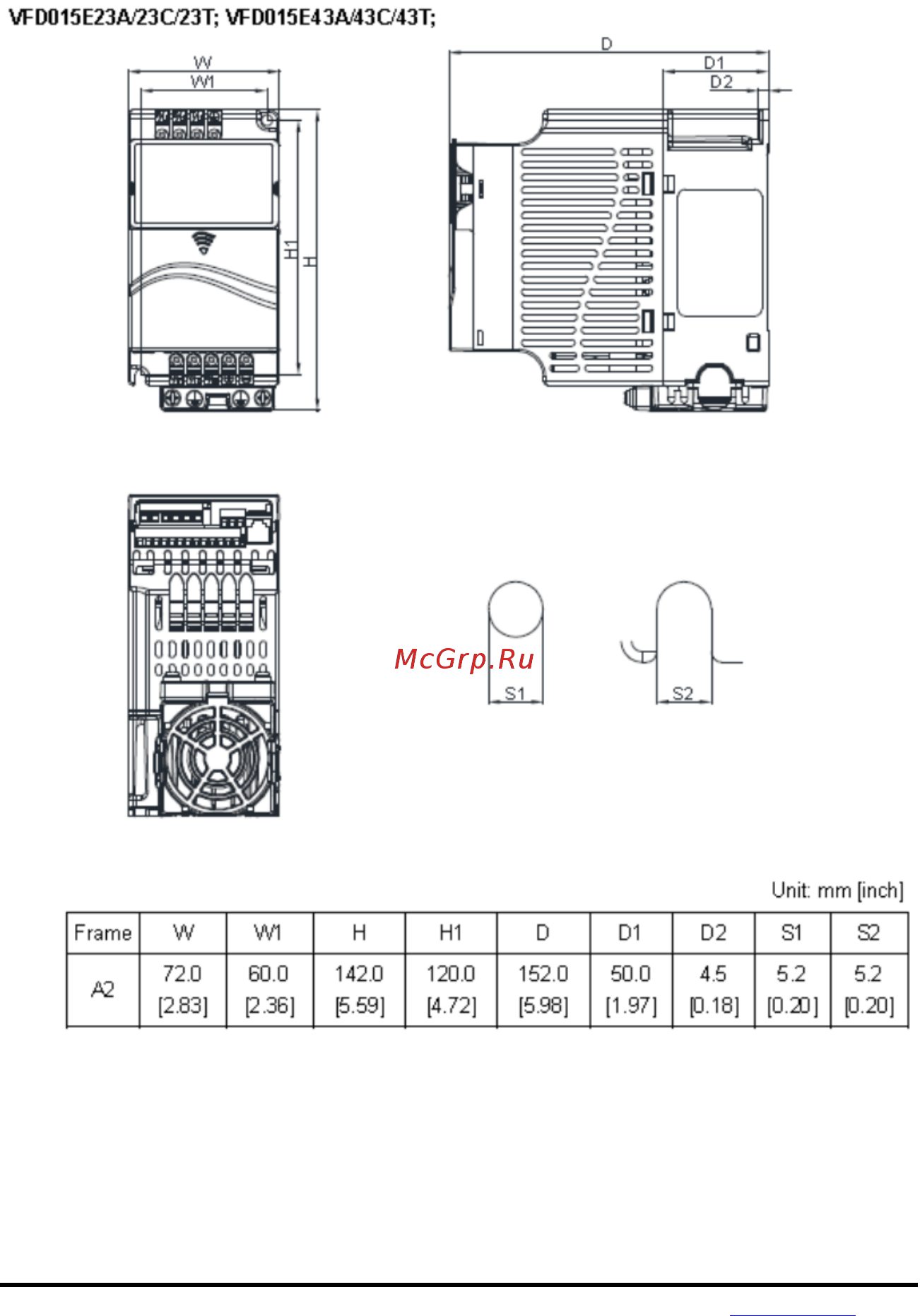 Delta Electronics VFD055E43A Инструкция по эксплуатации онлайн [22/342] 396009